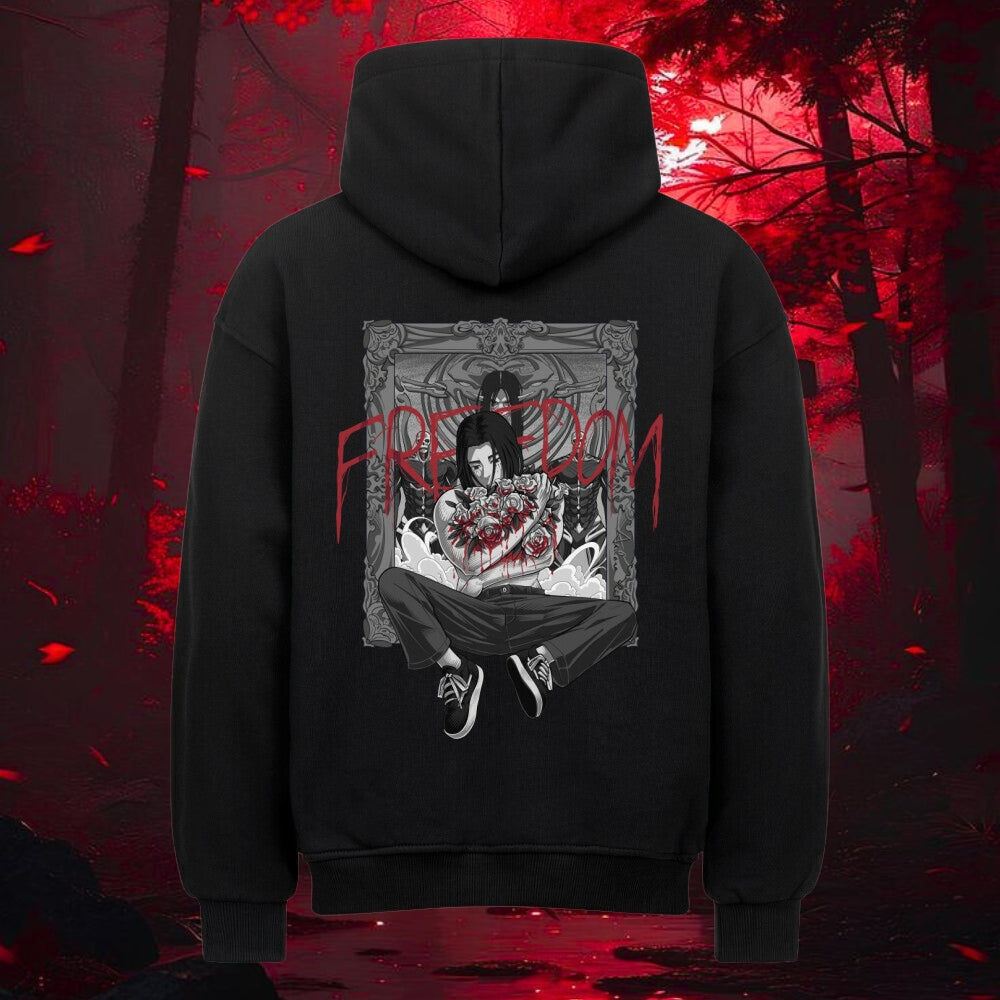 Anilara Eren Yeager Hoodie Attack on Titan Anime Clothing