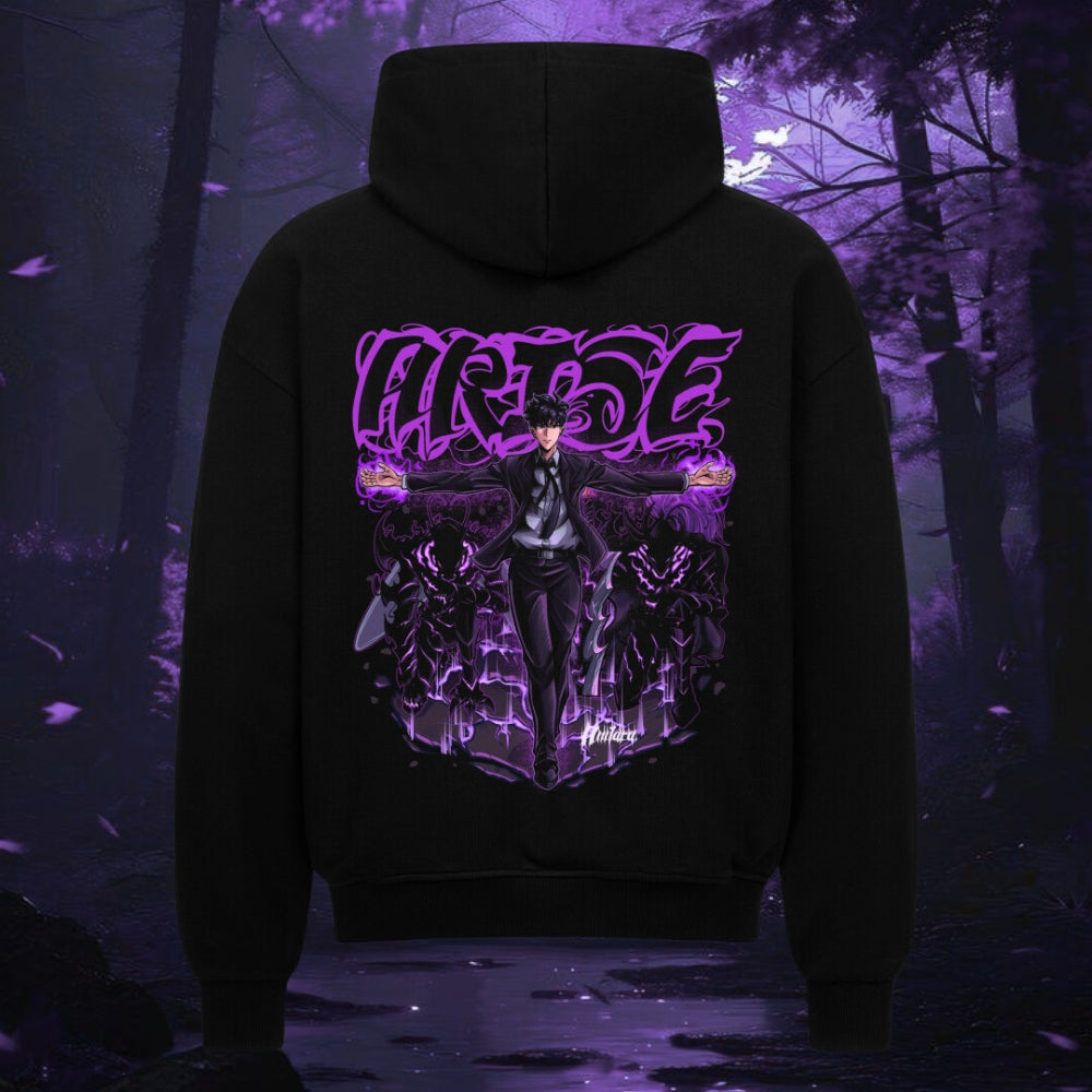 Anilara Sun Jin Woo Arise Zipper Solo Leveling Clothing