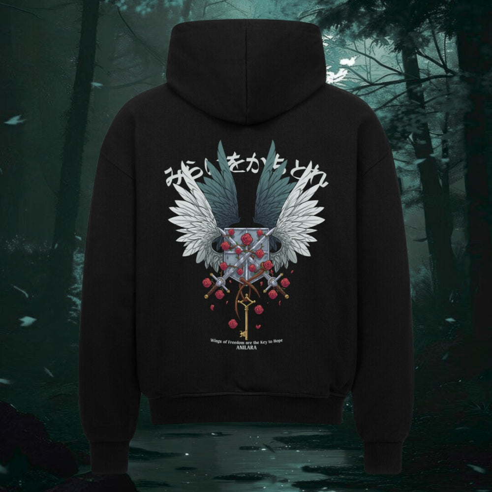 Anilara Attack on Titan Anime Clothing Zipper