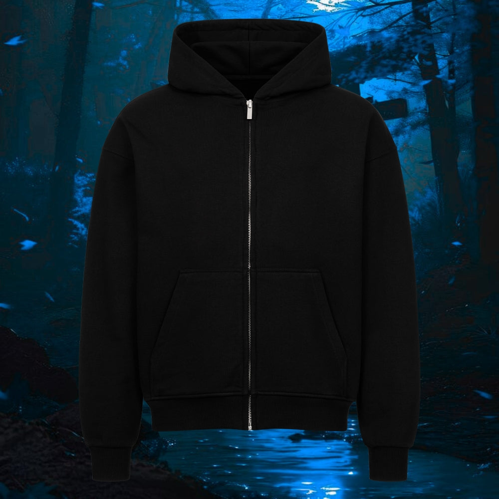 Anilara Black Star Zipper Soul Eater Anime Clothing