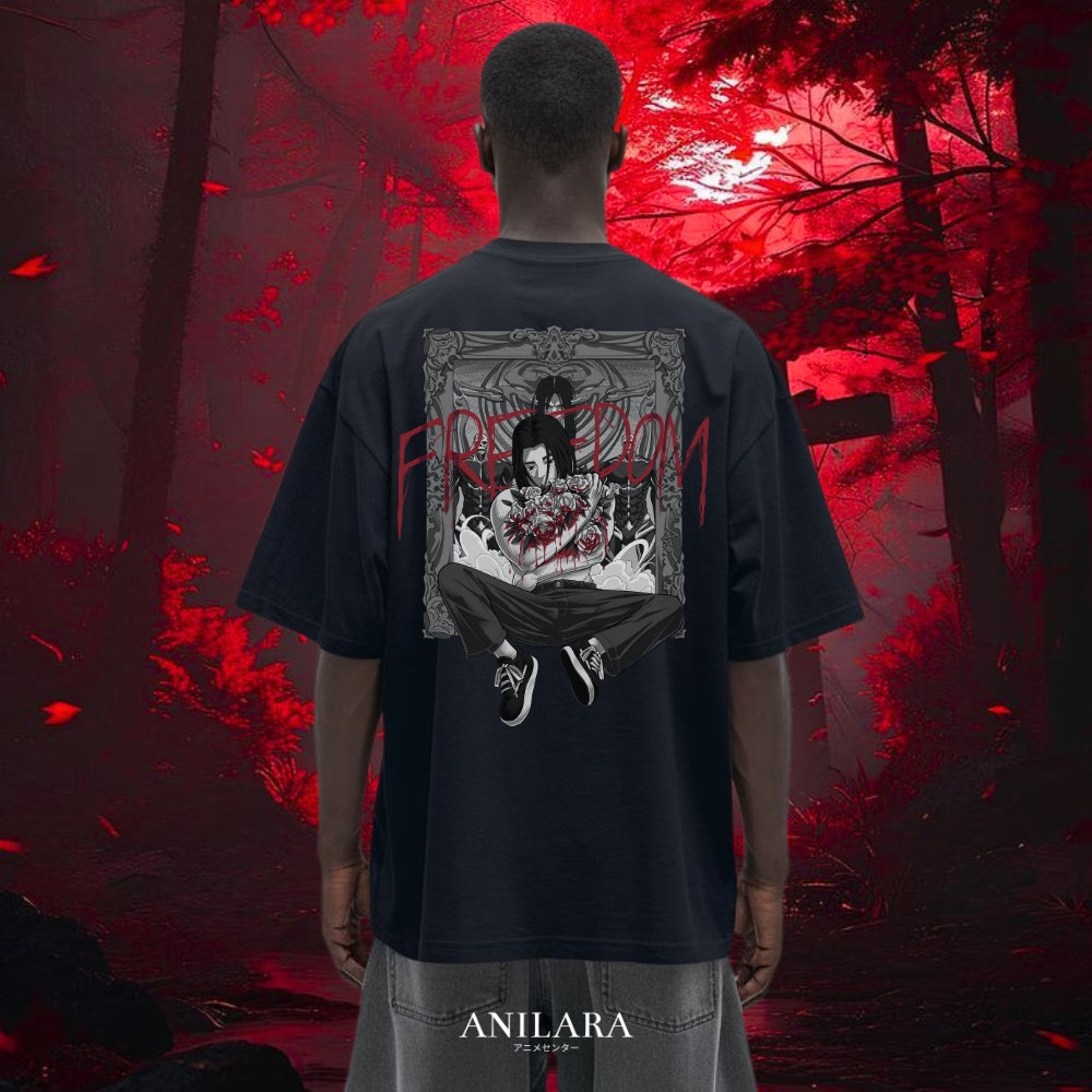 Anilara Eren Yeager Tshirt Attack on Titan Anime Clothing