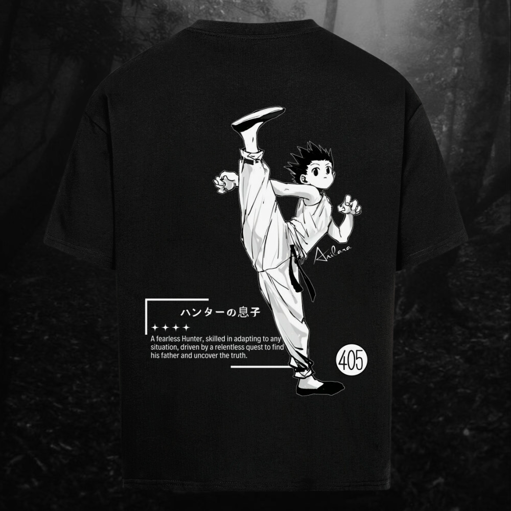 Anilara Gon Freecs Tshirt Hunter x Hunter Anime Clothing