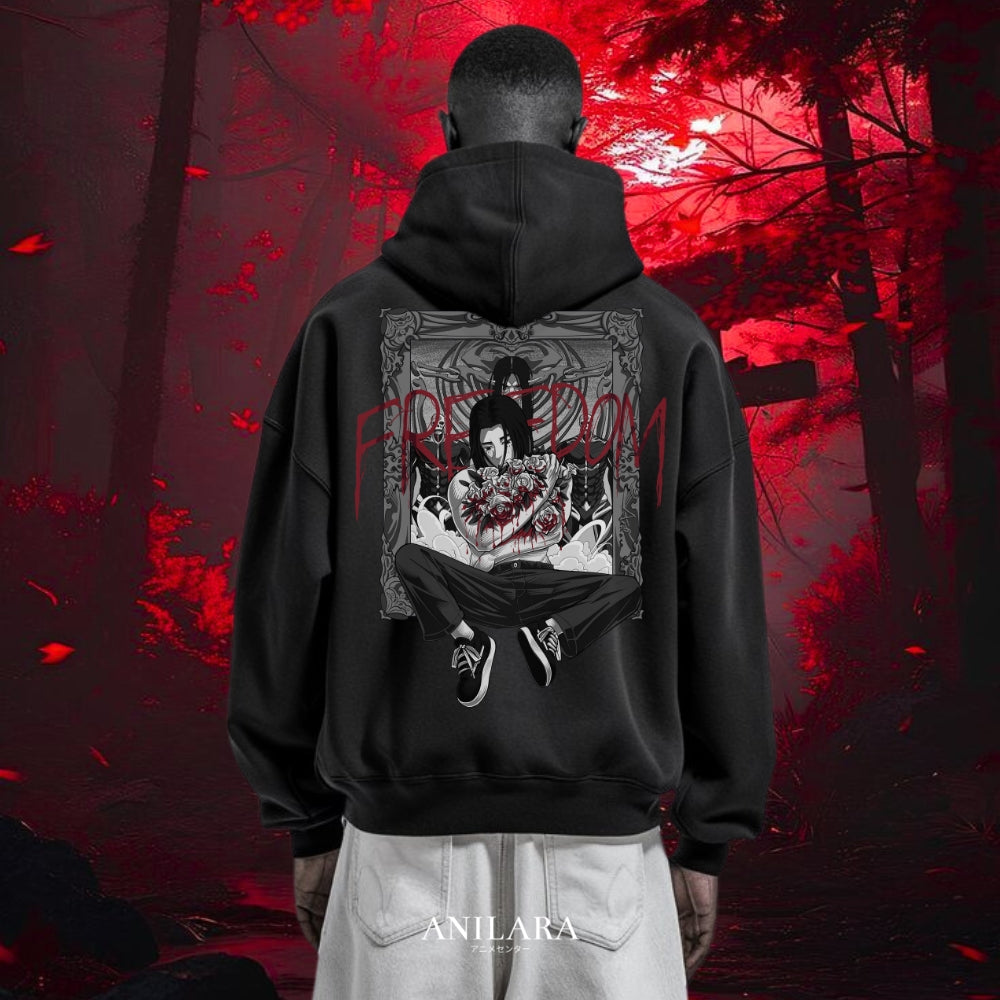 Anilara Eren Yeager Hoodie Attack on Titan Anime Clothing