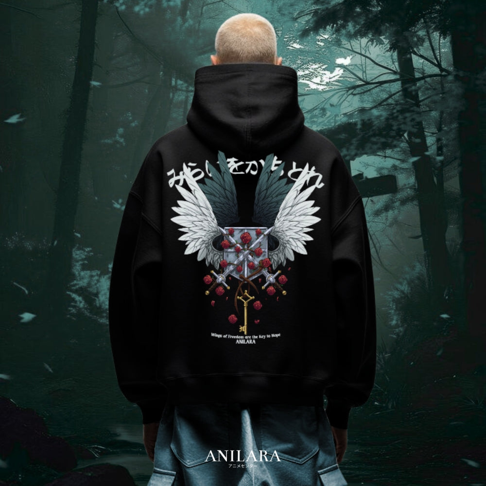 Anilara Attack on Titan Anime Clothing Hoodie