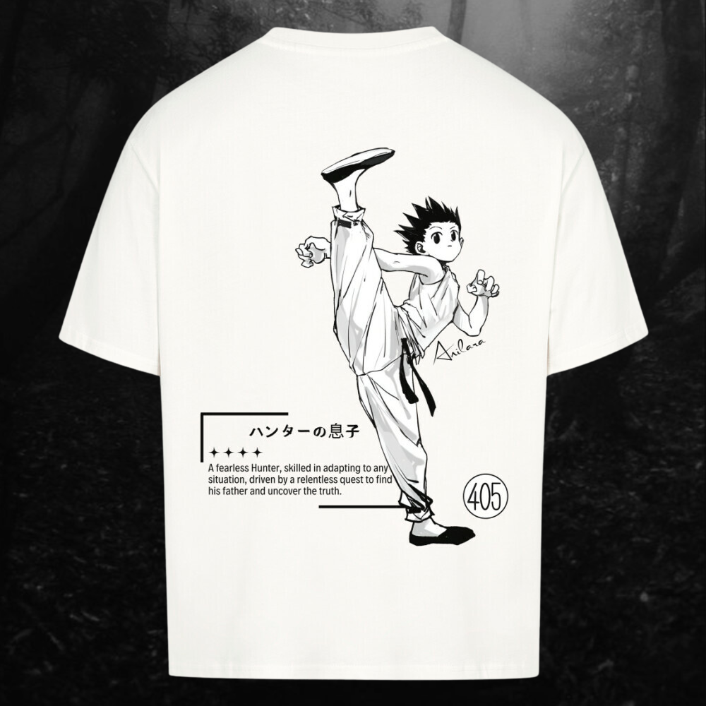 Anilara Gon Freecs Tshirt Hunter x Hunter Anime Clothing