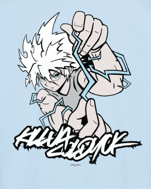 Anilara Killua Zoldyck T-Shggirt HxH Anime Clothing Streetwear