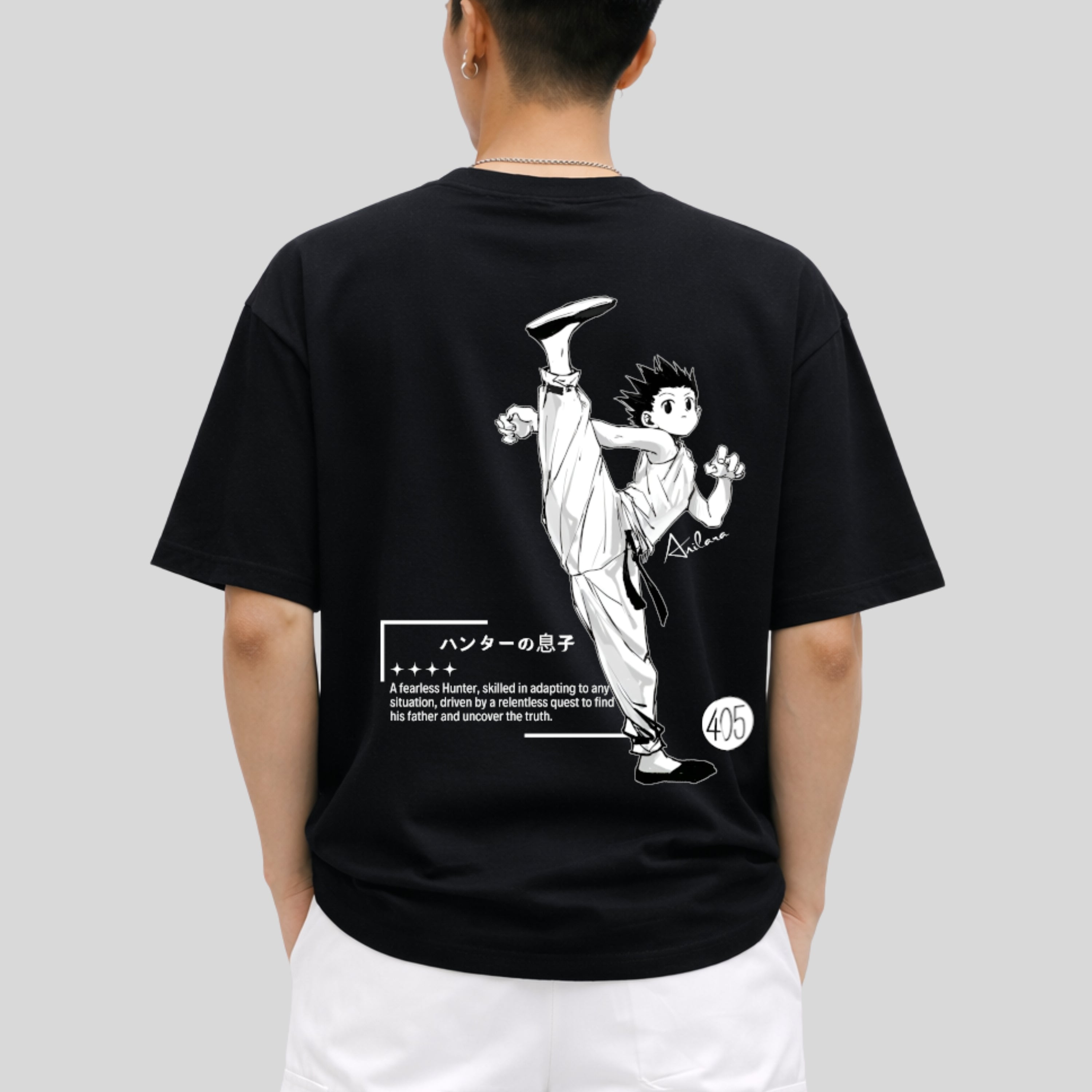 Anilara Gon Freecs Tshirt Hunter x Hunter Anime Clothing