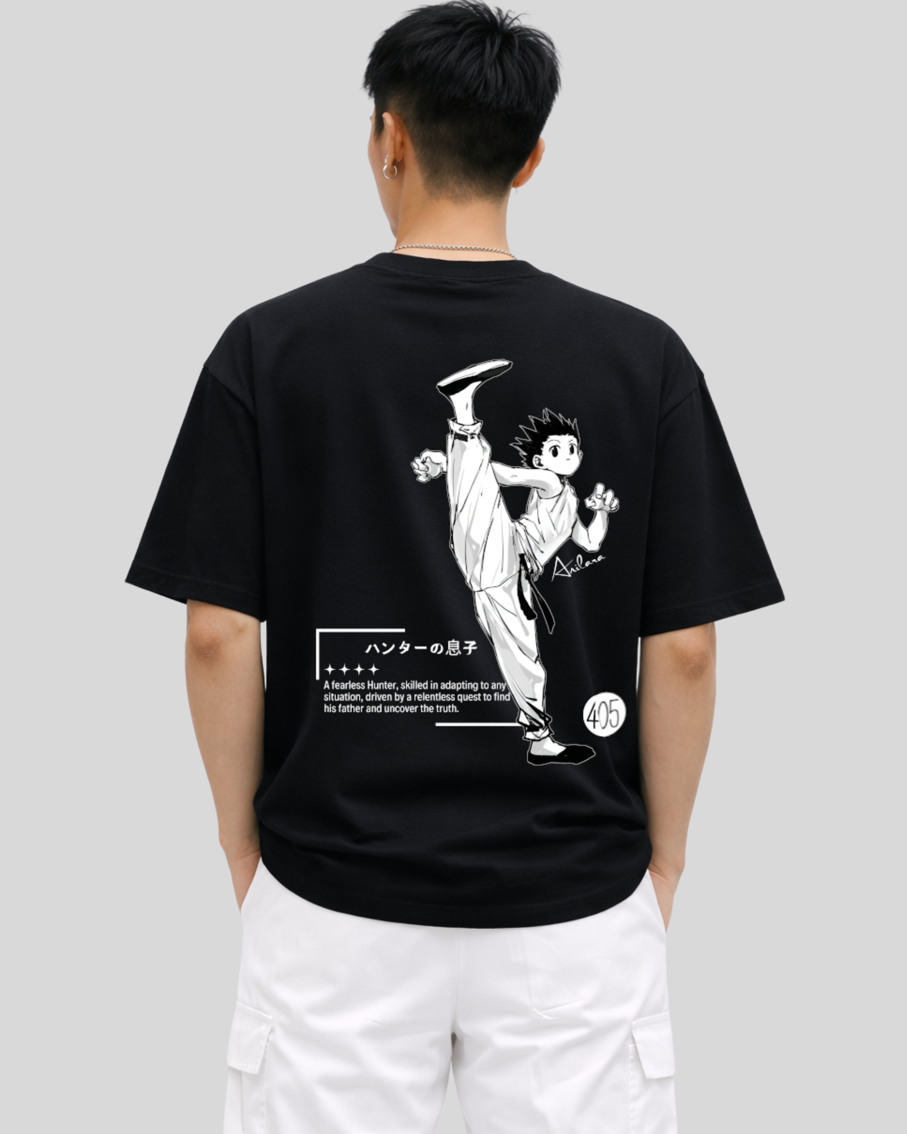 Anilara Gon Freecs Tshirt Hunter x Hunter Anime Clothing