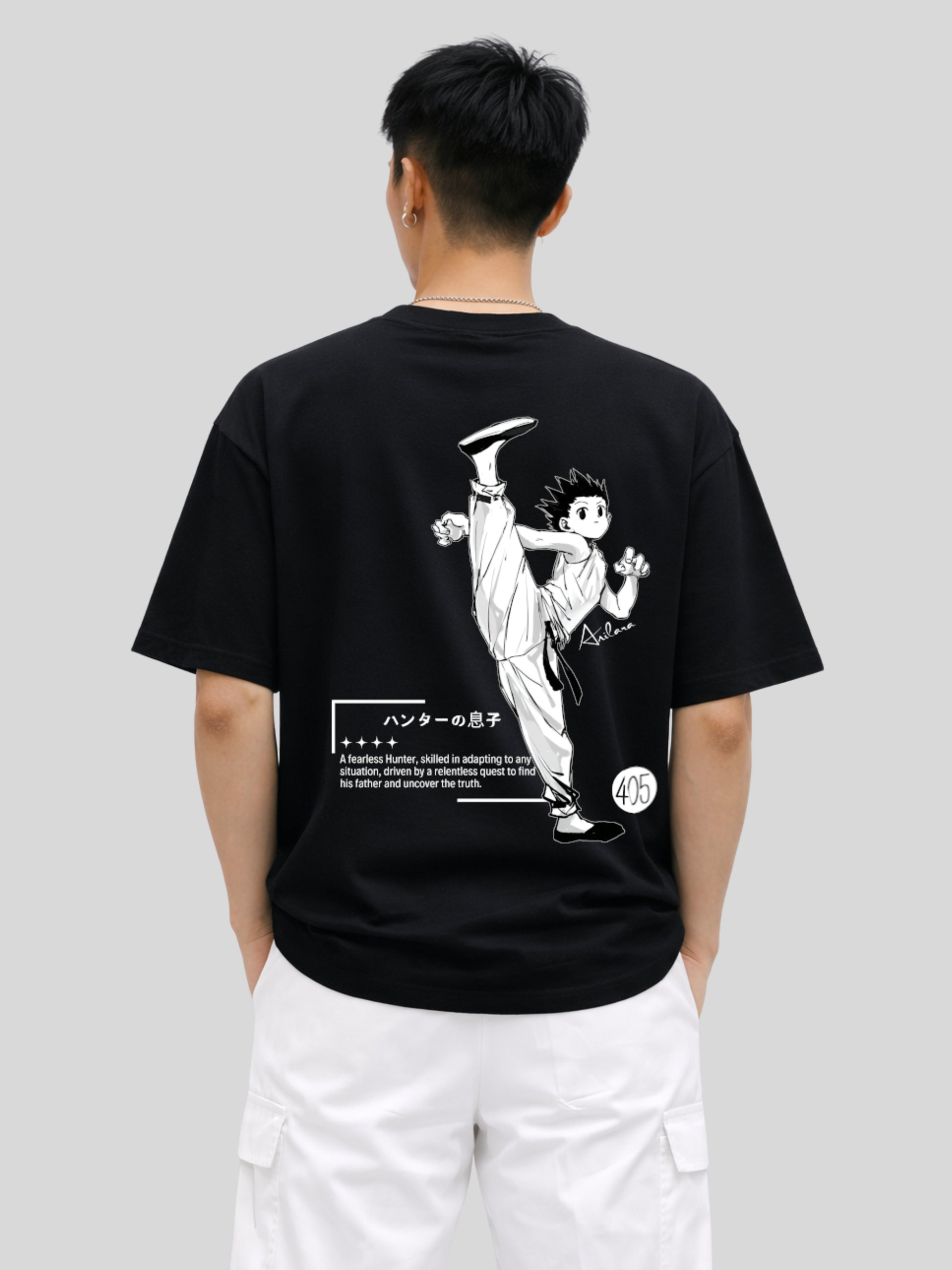 Anilara Gon Freecs Tshirt Hunter x Hunter Anime Clothing