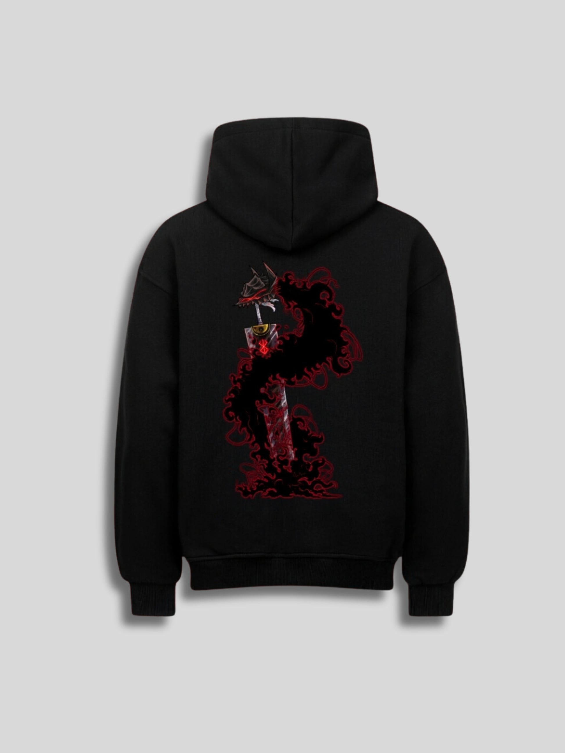 Anilara Guts Hoodie Berserk Anime Clothing