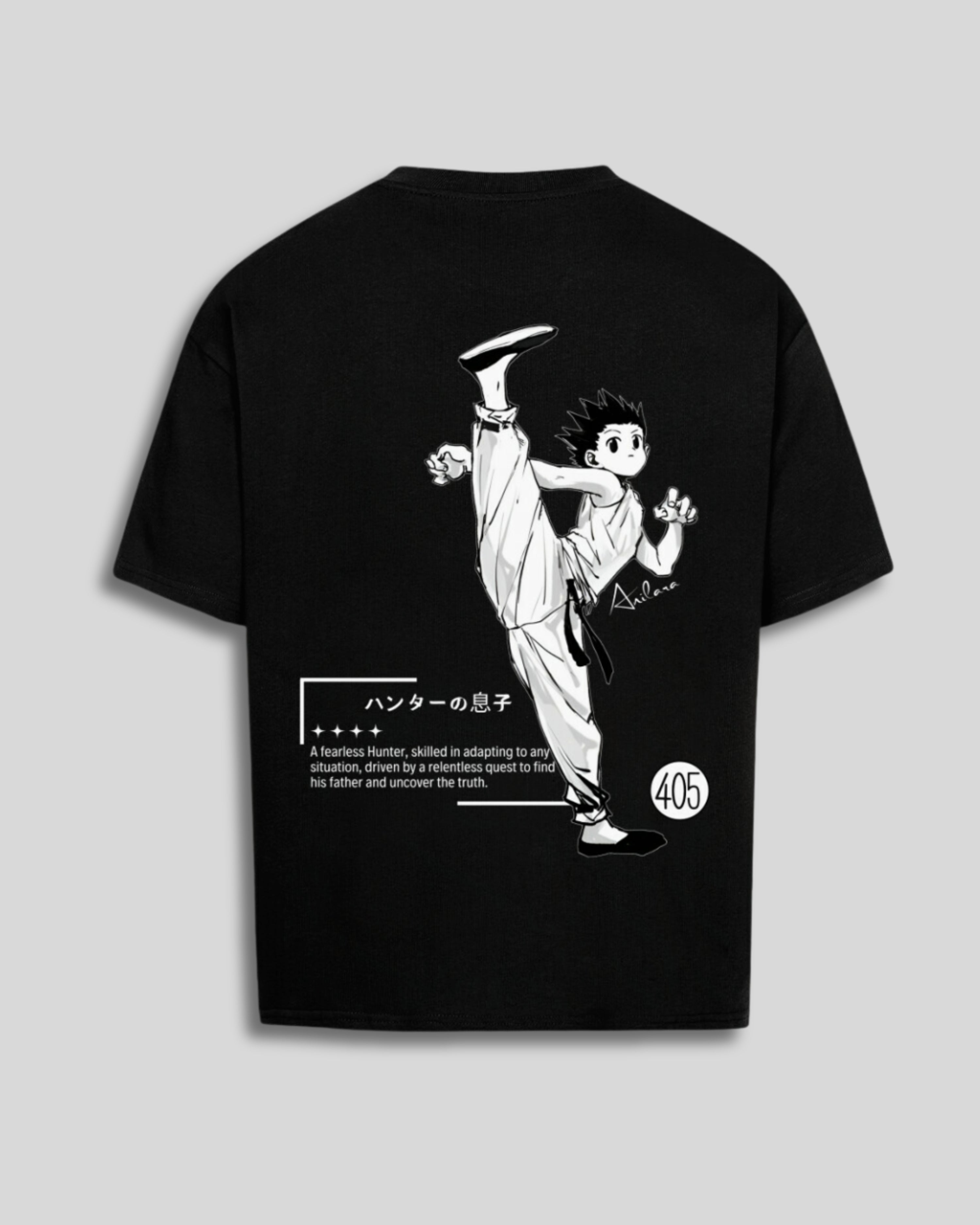 Anilara Gon Freecs Tshirt Hunter x Hunter Anime Clothing