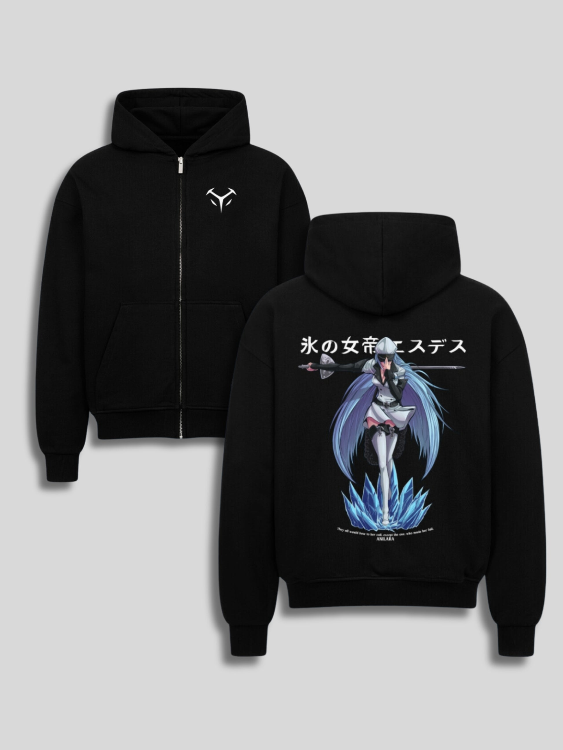 Anilara Esdeath Zipper Akame Ga Kill Anime Clothing