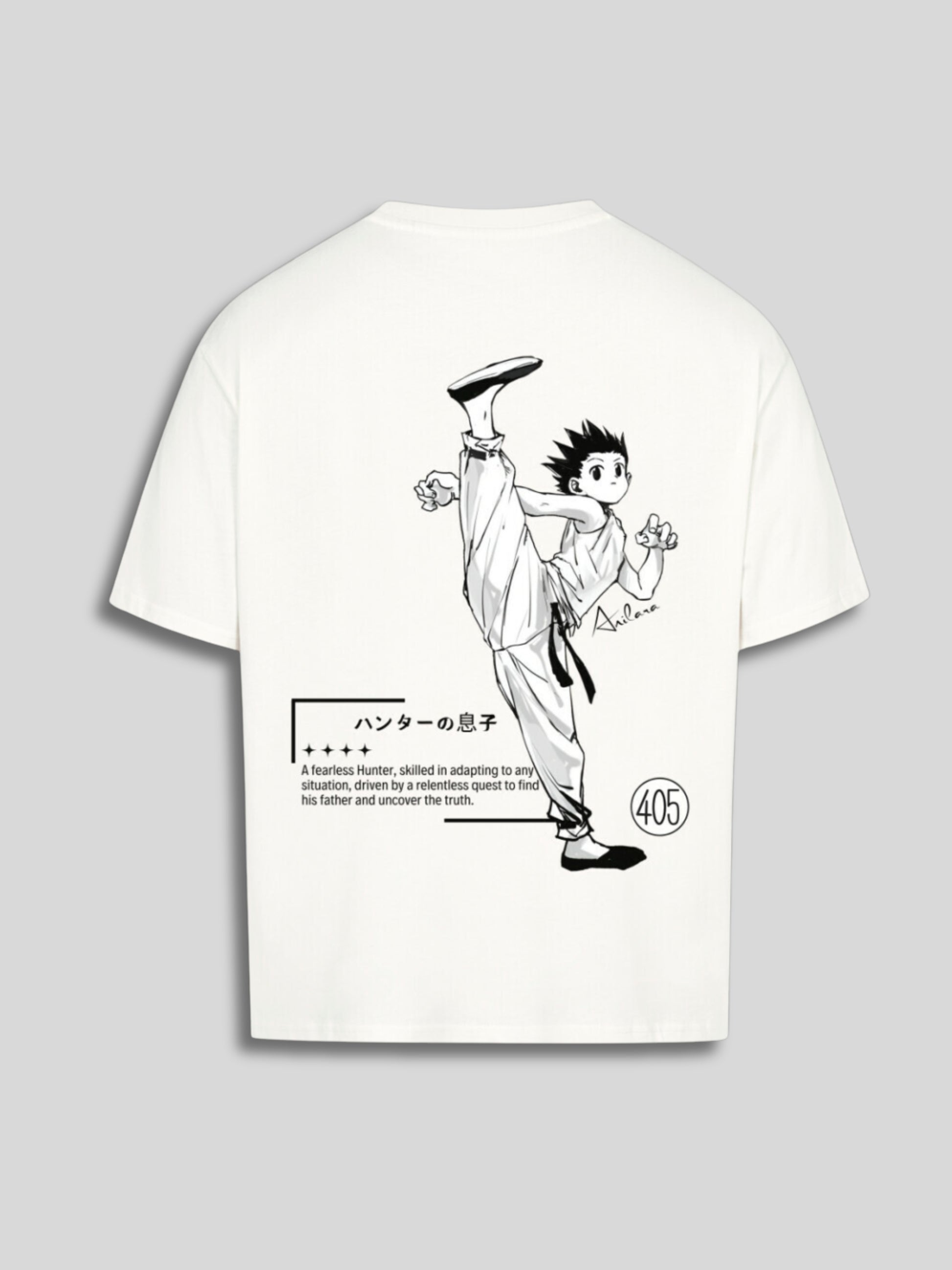 Anilara Gon Freecs Tshirt Hunter x Hunter Anime Clothing