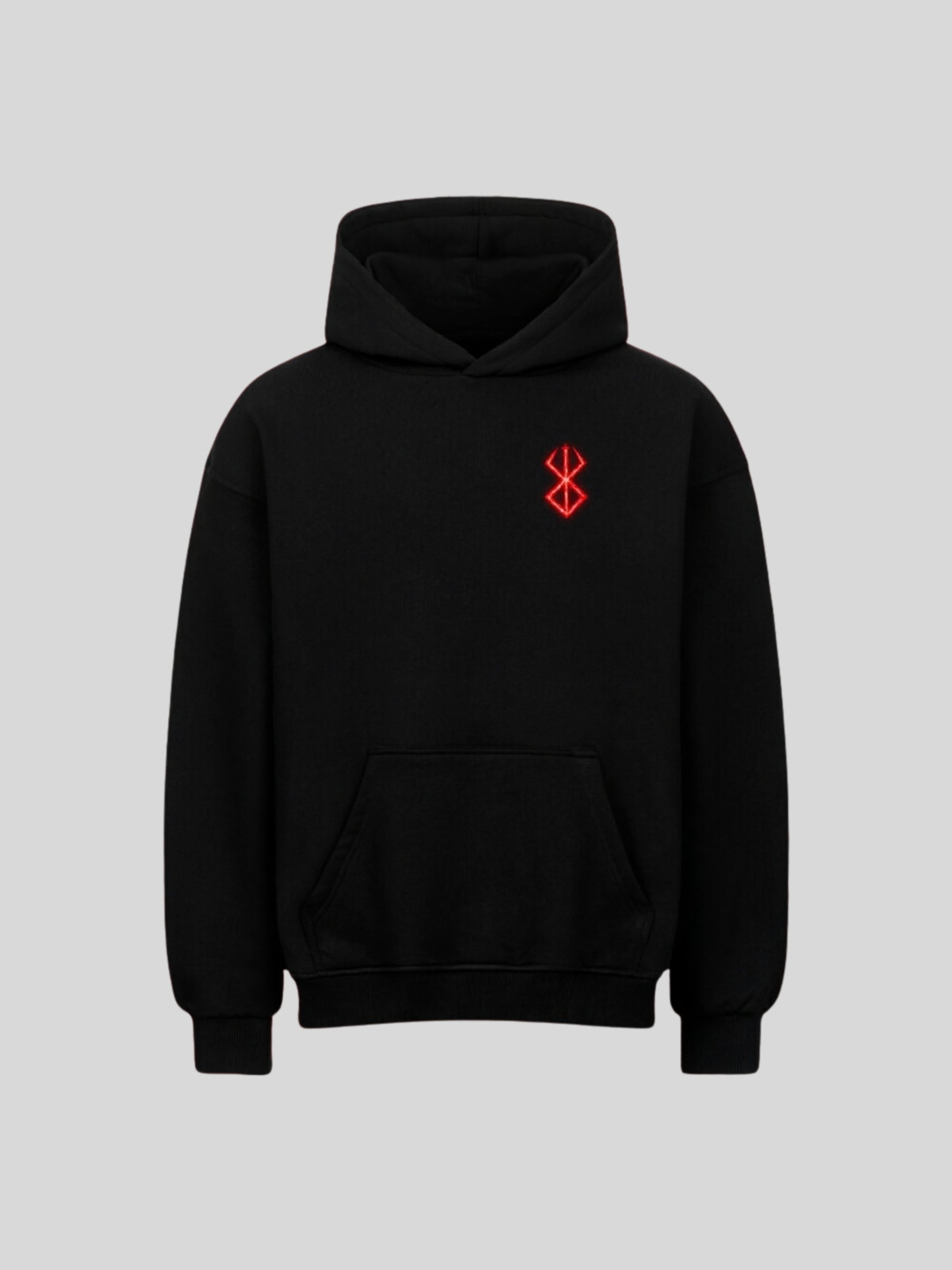 Anilara Guts Hoodie Berserk Anime Clothing