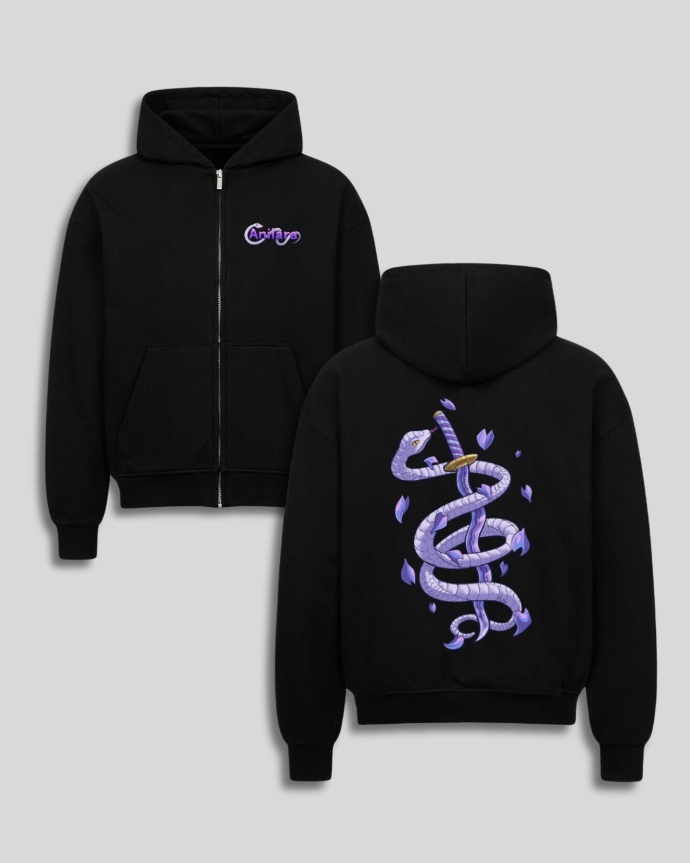 Anilara Obonai Zipper Demon Slayer Anime Clothing