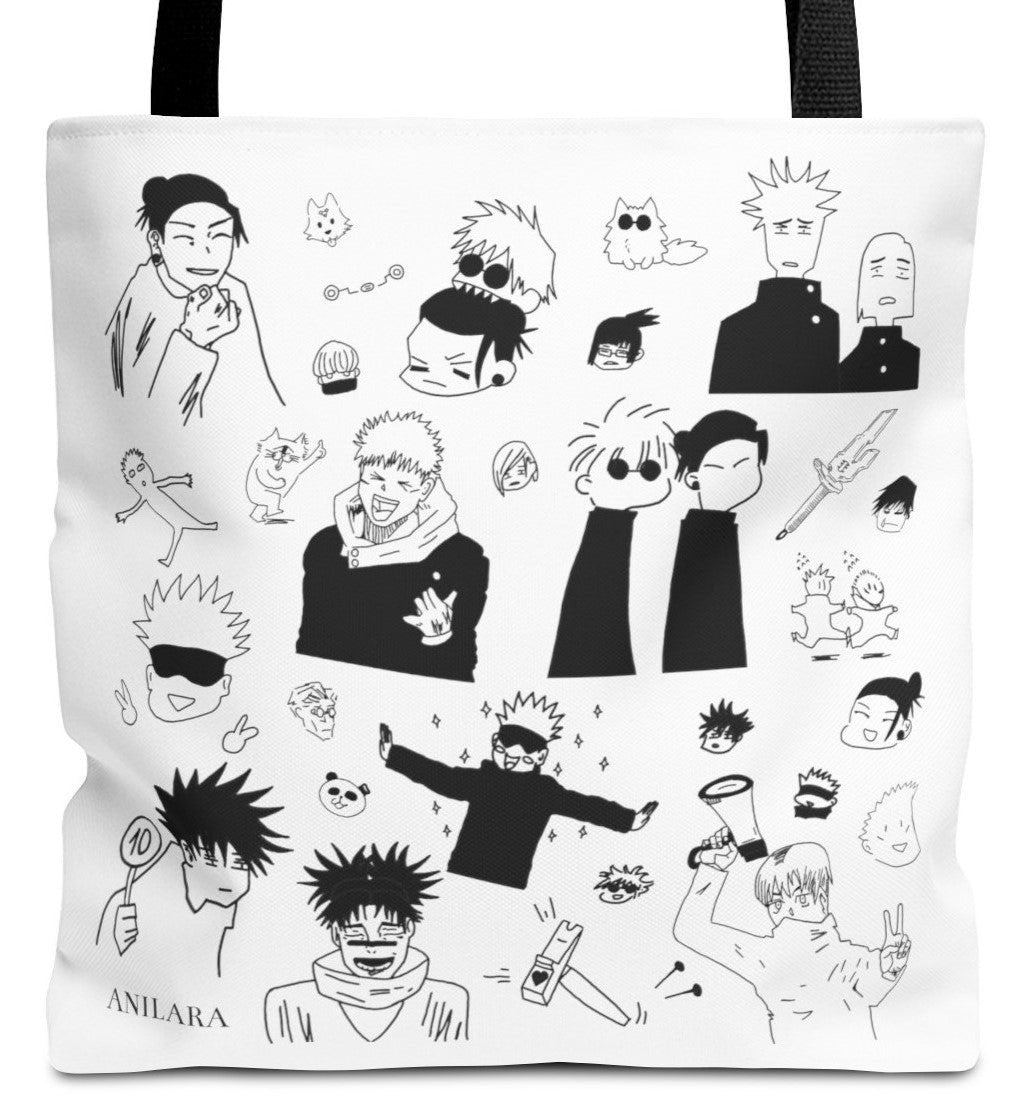 Anilara Jujutsu Kaisen Tote Bag Anime Clothing