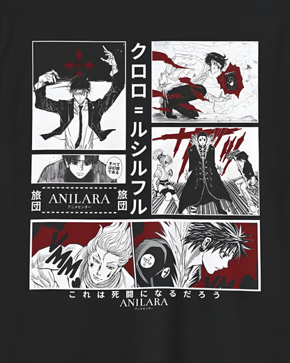 Anilara Chrollo Lucifer T-Shirt Hunter x Hunter Anime Clothing