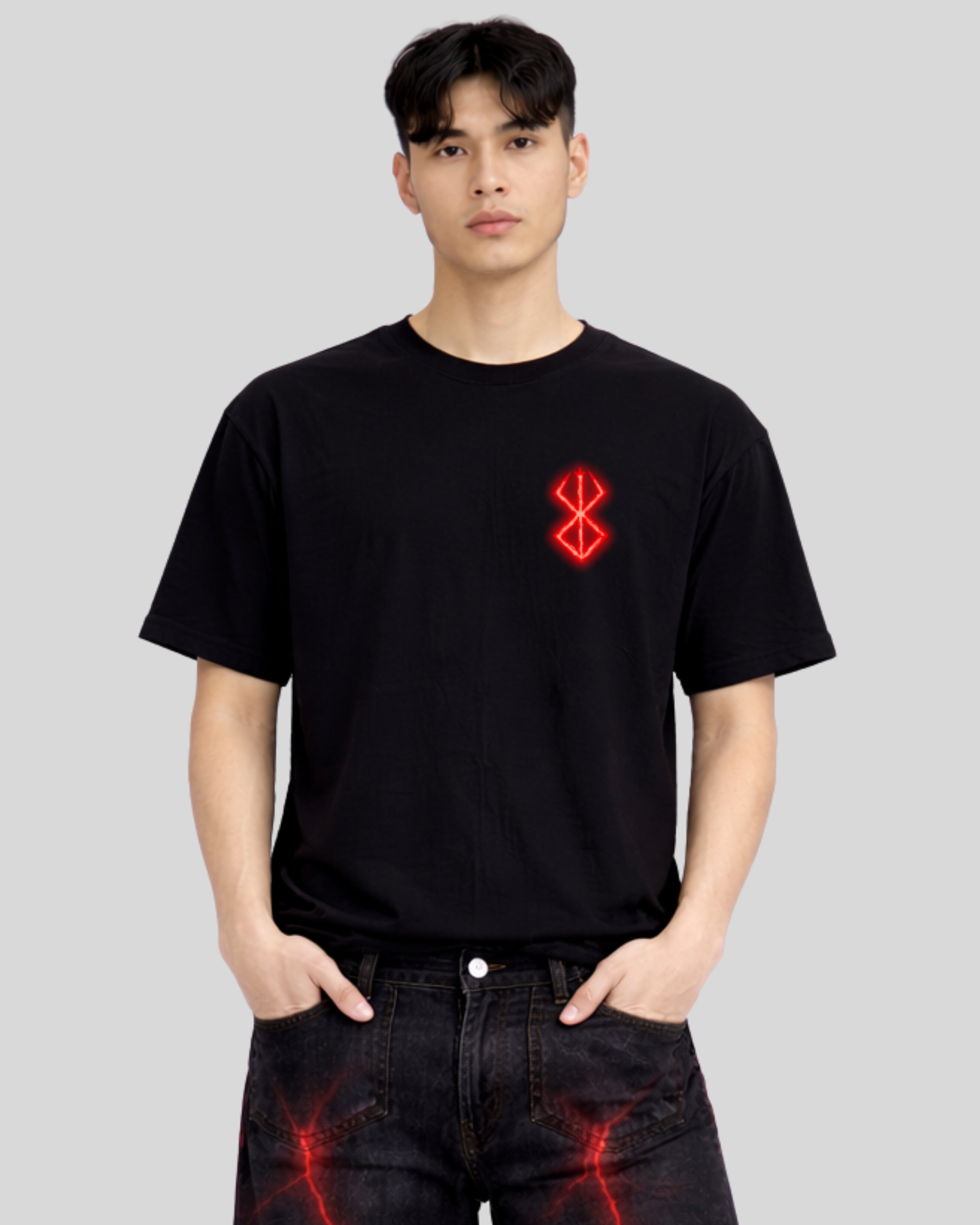 Anilara Guts Tshirt Berserk Anime Clothing