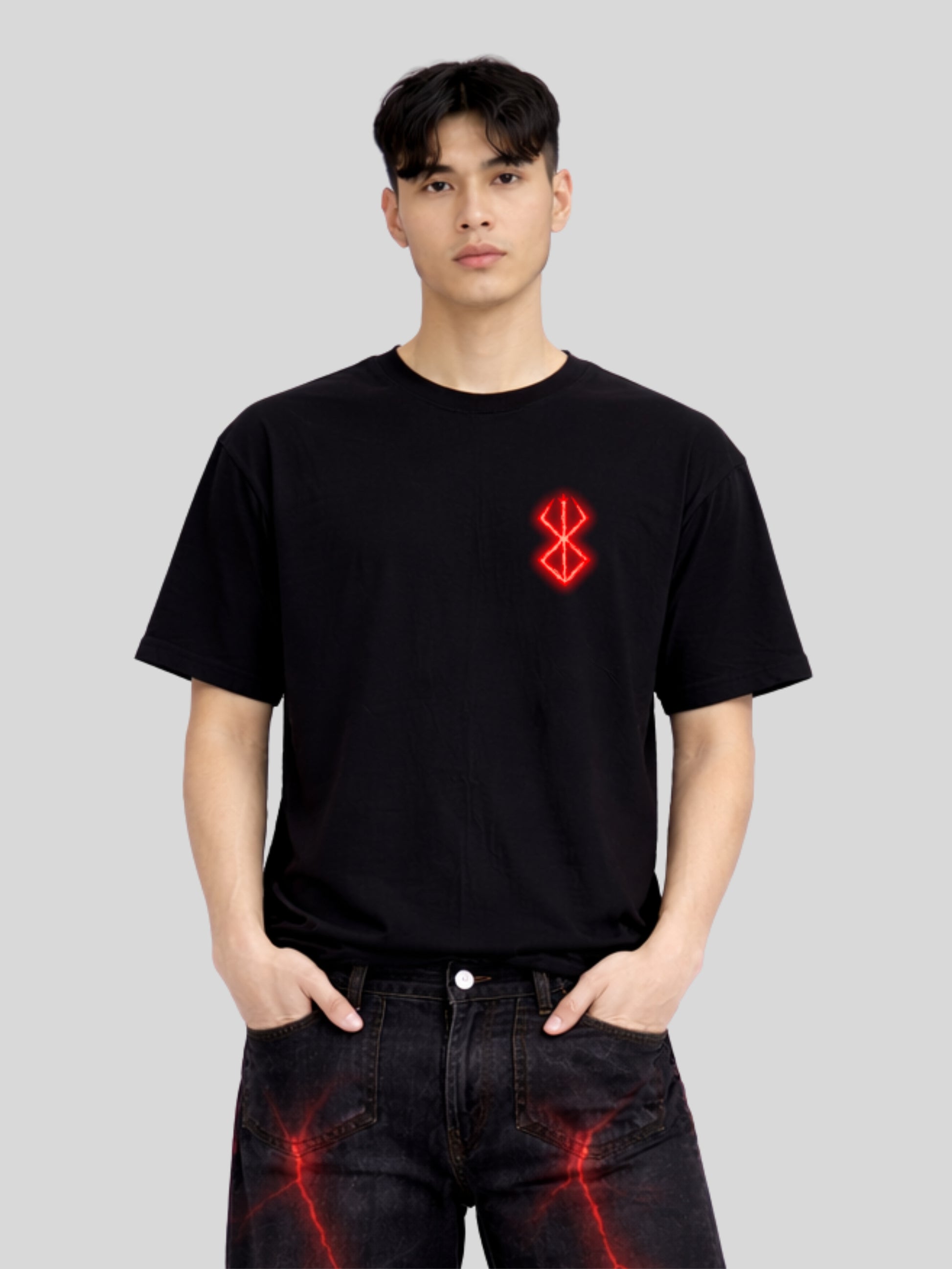 Anilara Guts Tshirt Berserk Anime Clothing