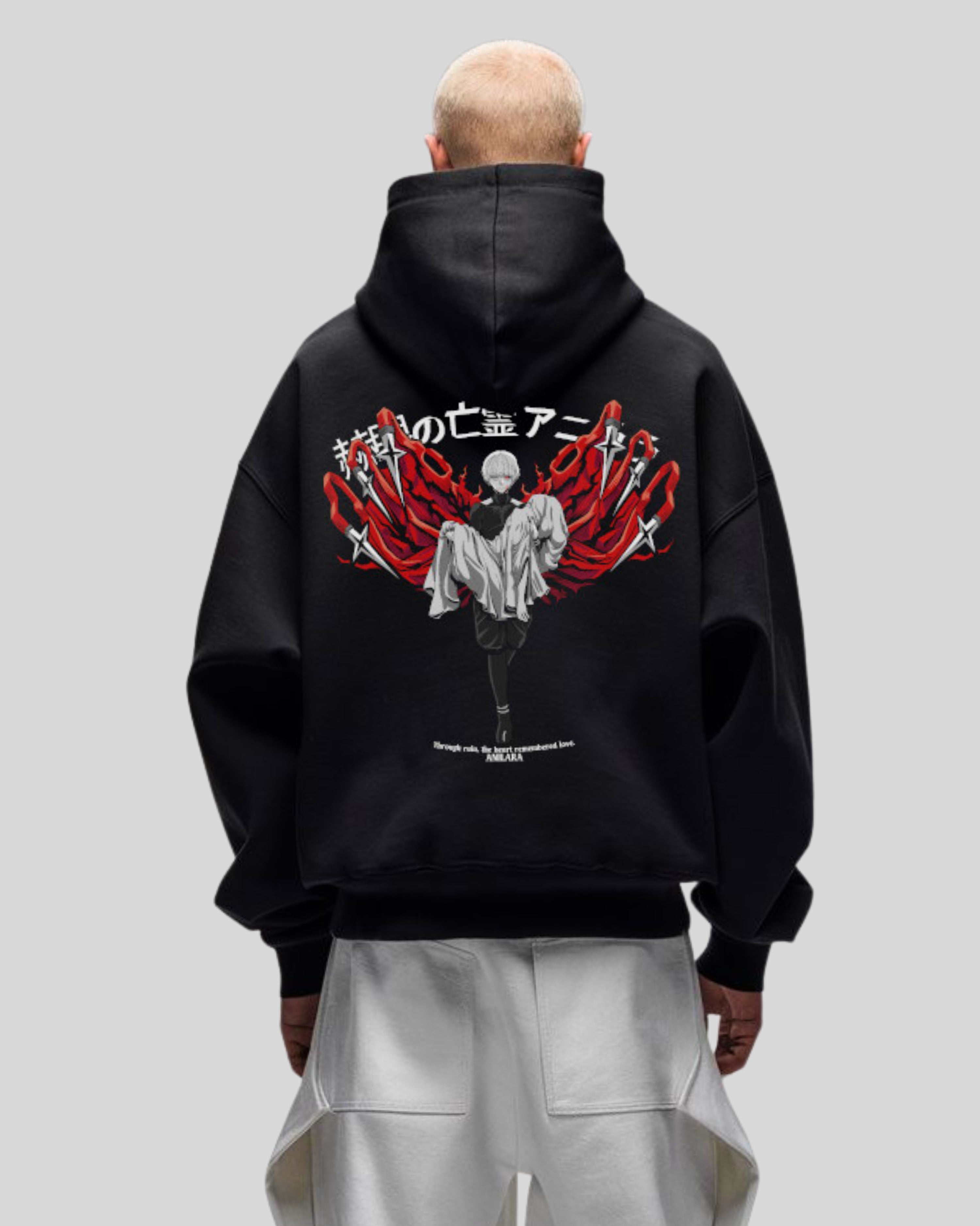 Anilara Ken Kaneki Hoodie Tokyo Ghoul Anime Clothing