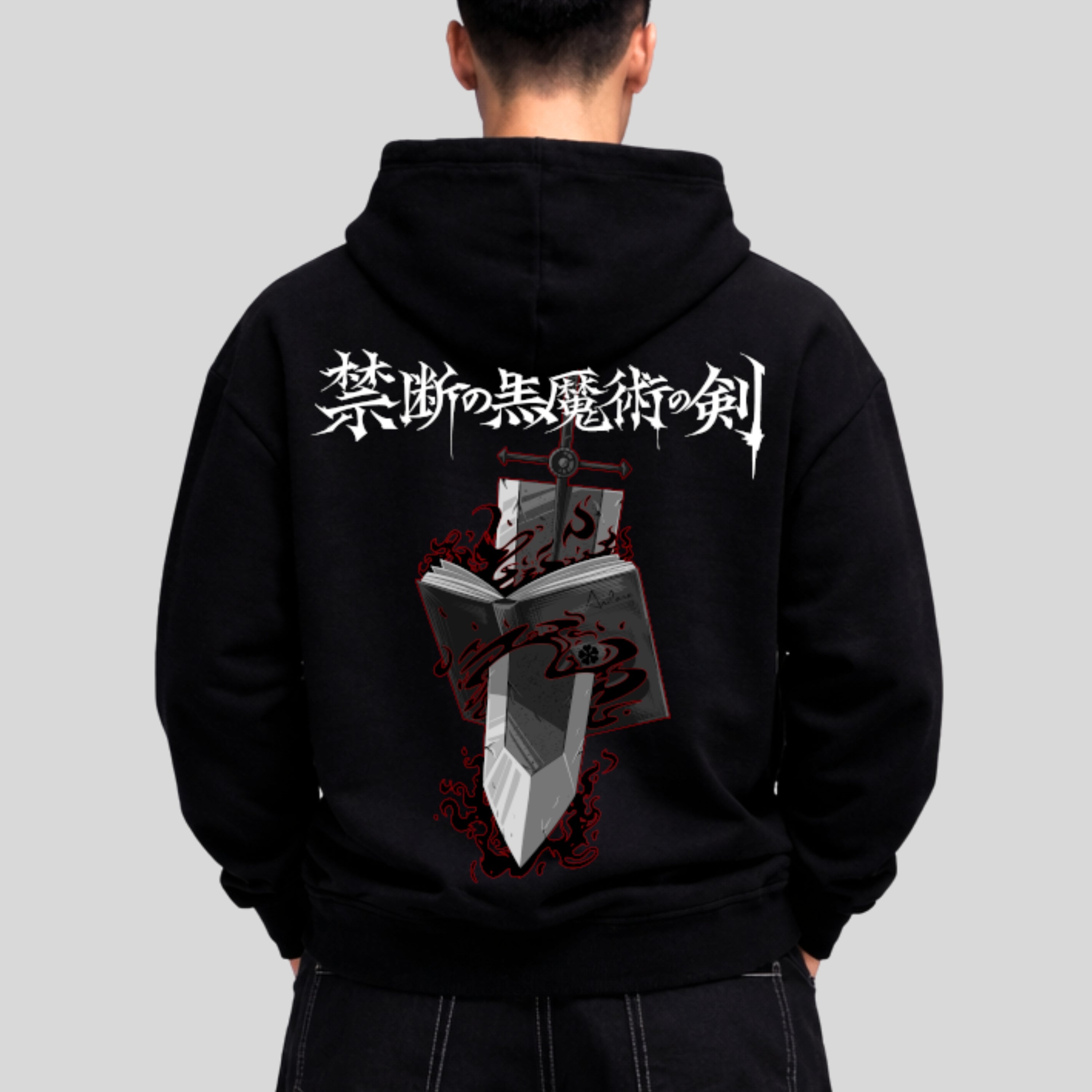 Anilara Asta Grimoire Hoodie Black Clover Anime Clothing