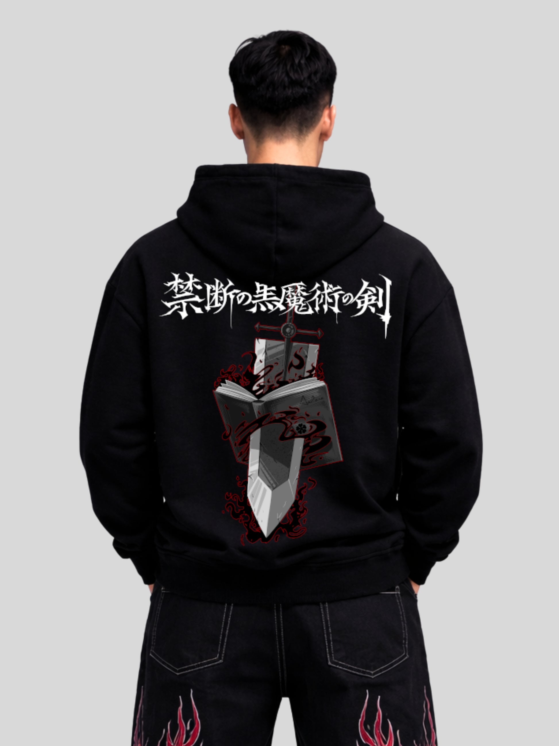 Anilara Asta Grimoire Hoodie Black Clover Anime Clothing
