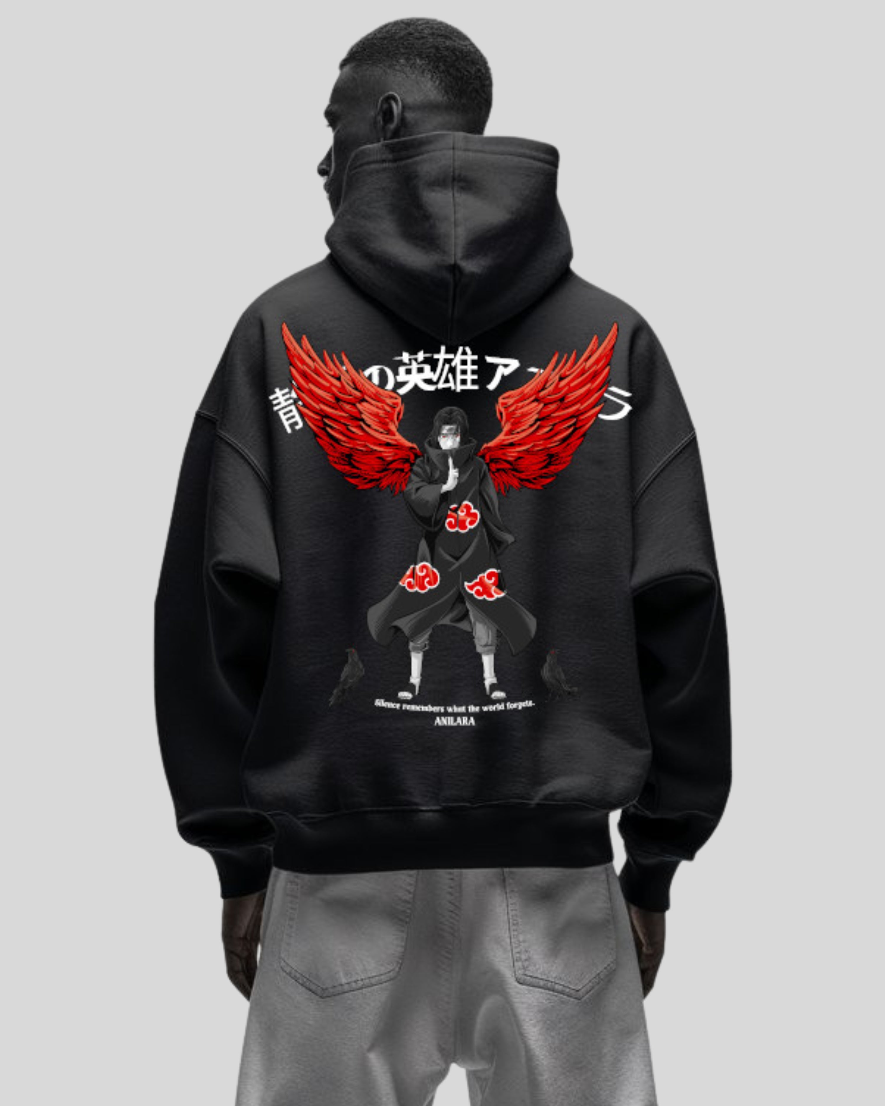 Anilara Itachi Hoodie Naruto Anime Clothing