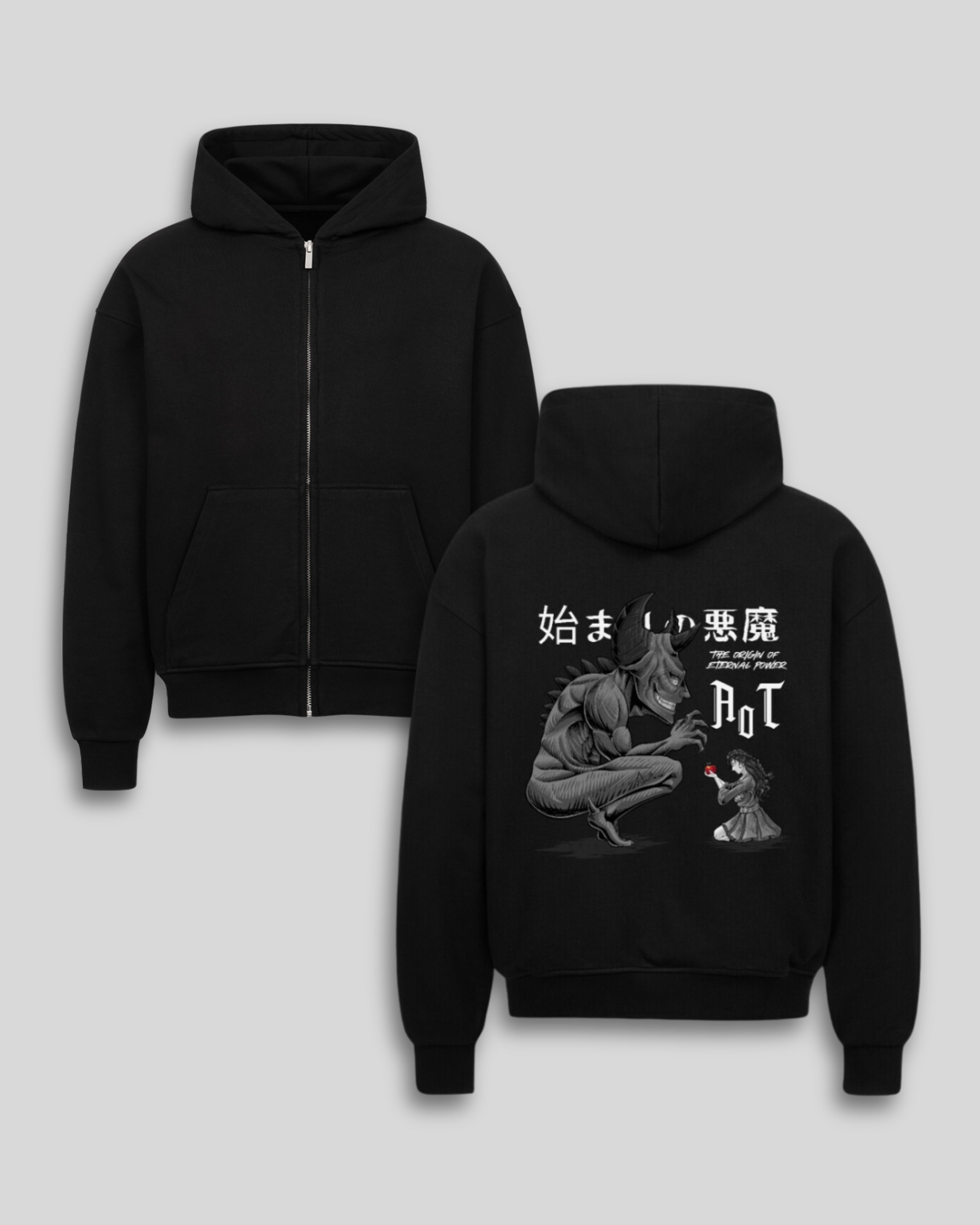 Anilara Origin Zipper Attack on Titan Anime Clothing