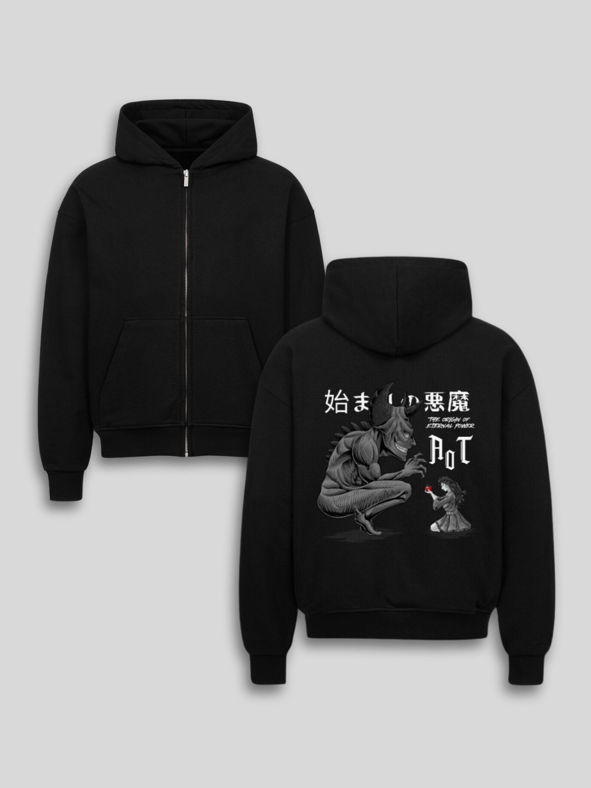 Anilara Origin Zipper Attack on Titan Anime Clothing