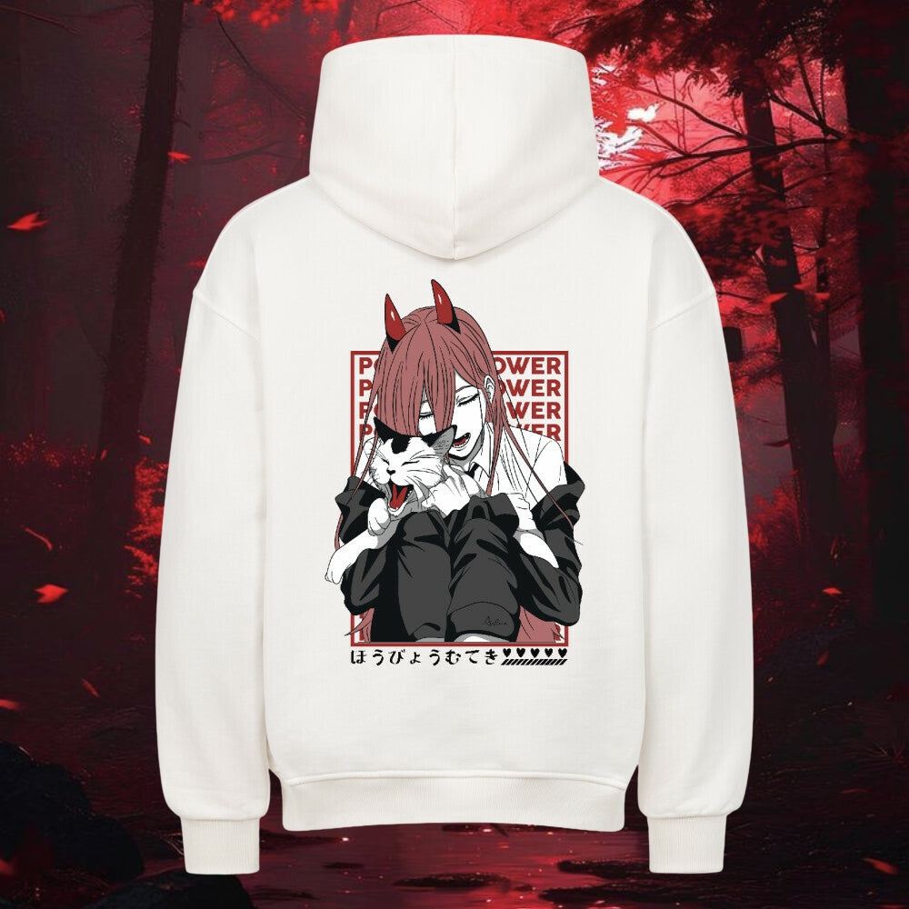 Anilara Power Hoodie Chainsawman Anime Clothing