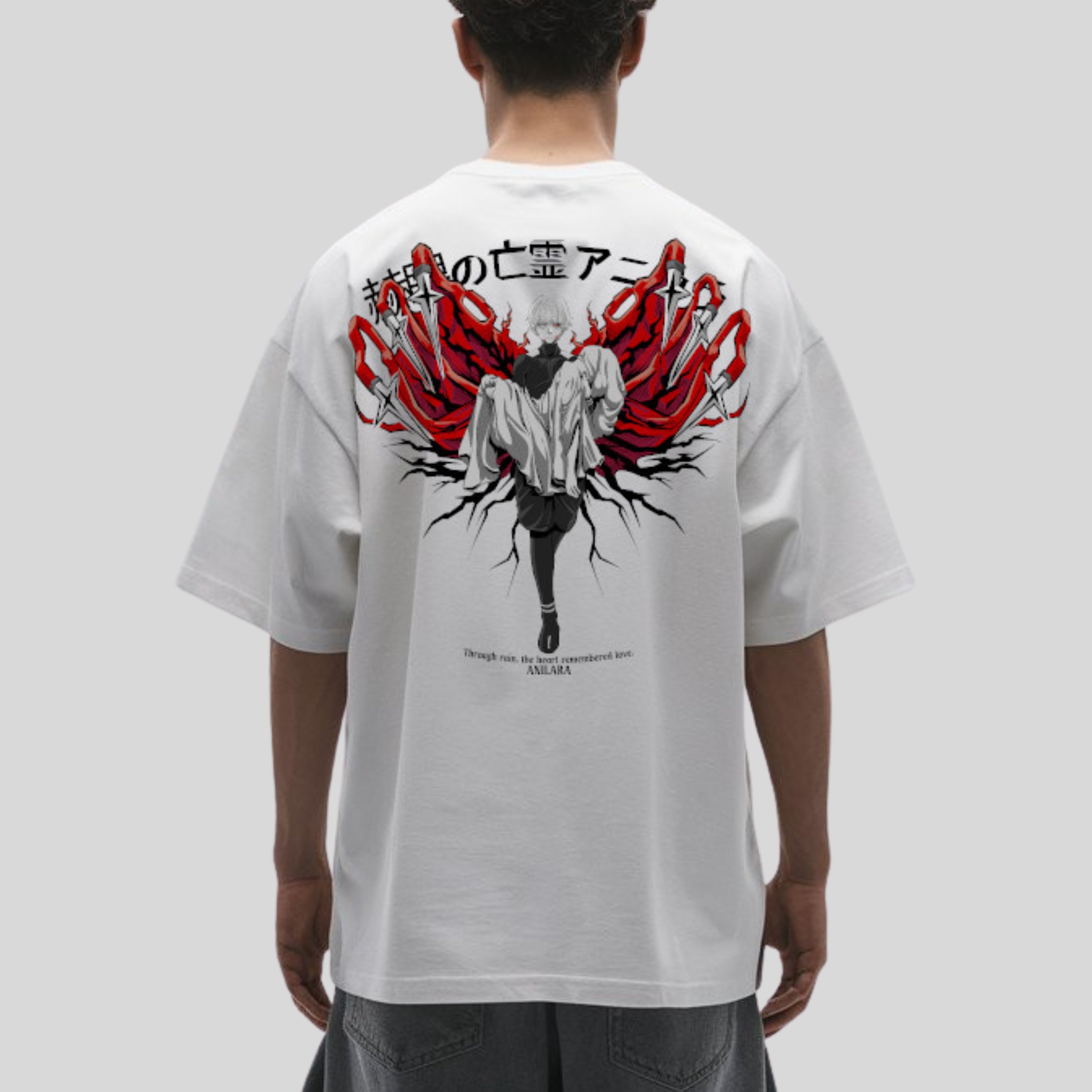 Anilara Ken Kaneki Shirt Tokyo Ghoul Anime Clothing