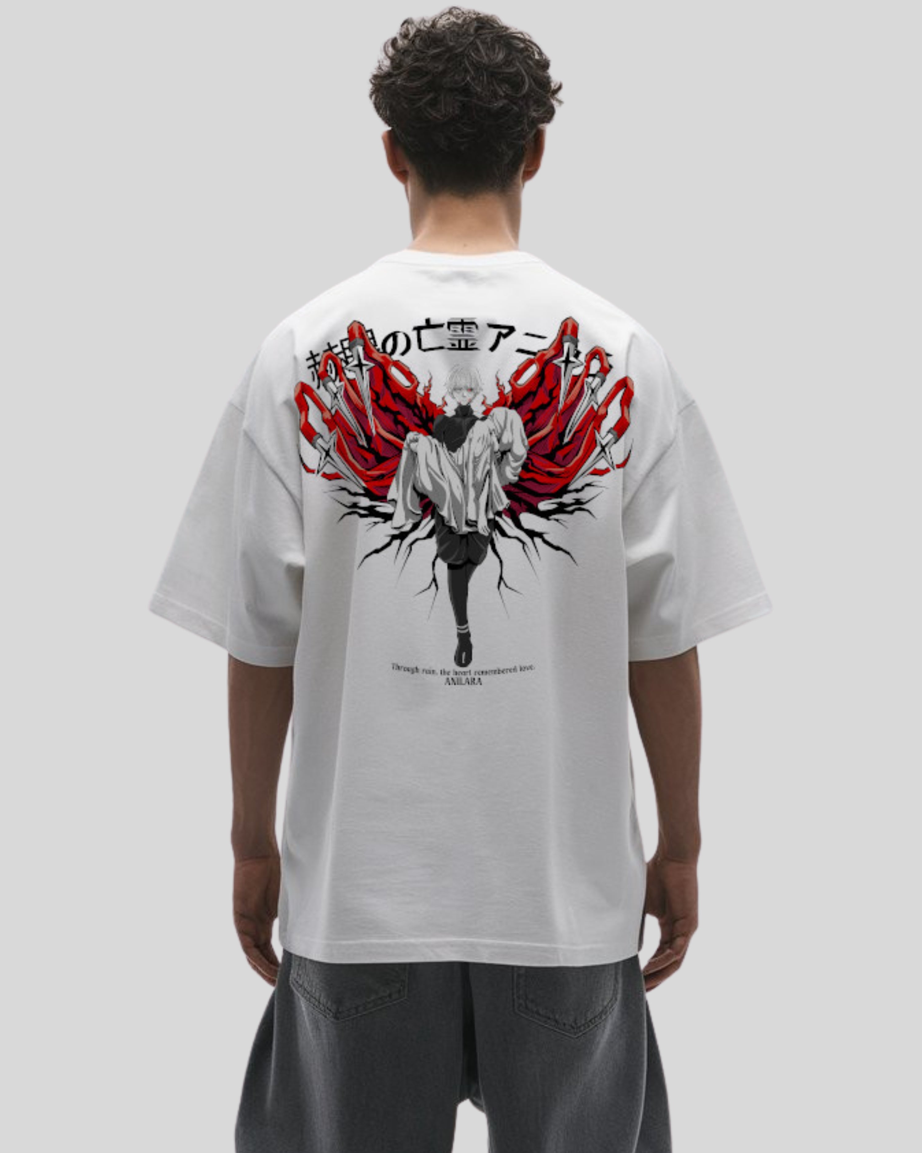 Anilara Ken Kaneki Shirt Tokyo Ghoul Anime Clothing