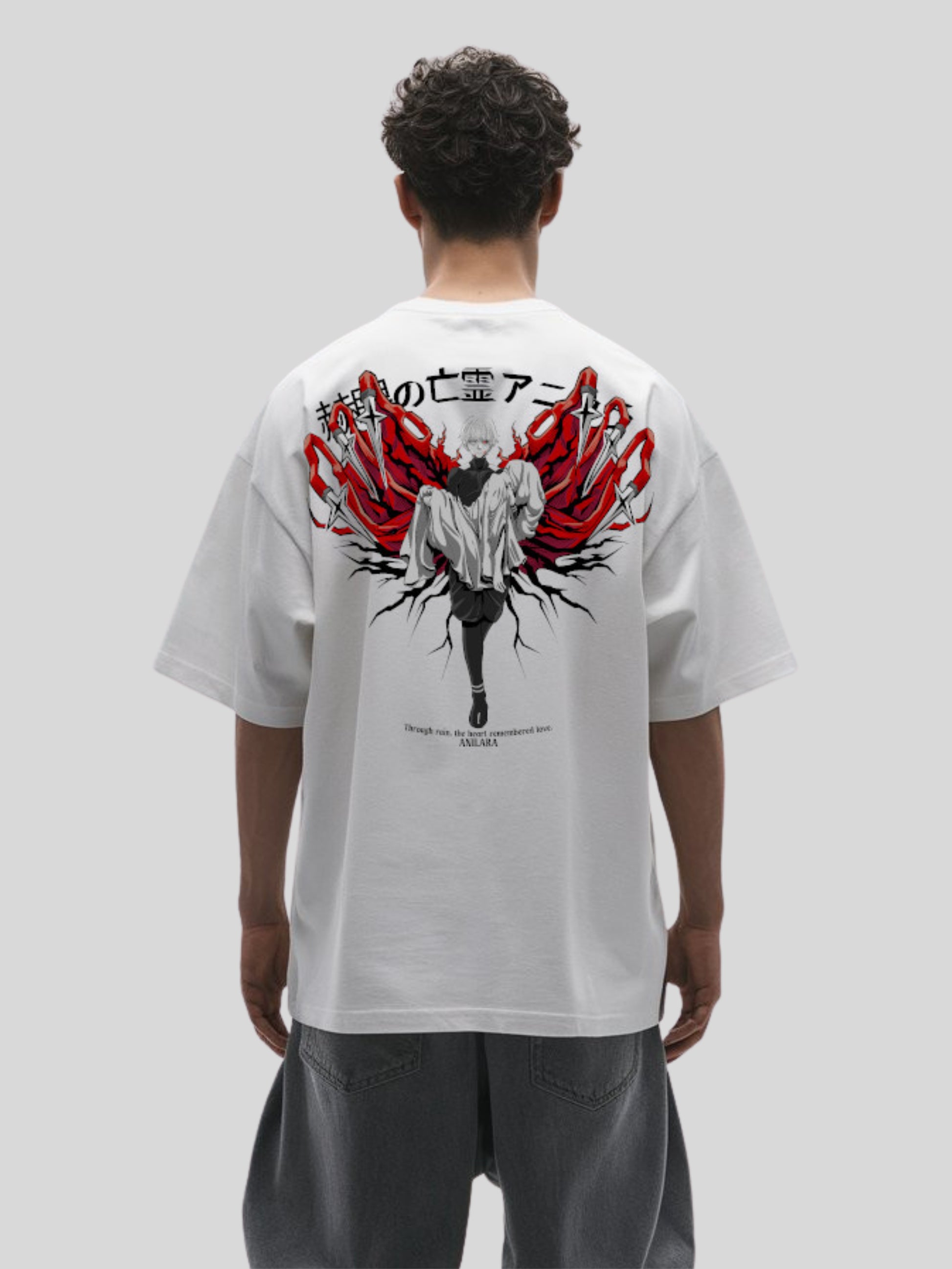 Anilara Ken Kaneki Shirt Tokyo Ghoul Anime Clothing