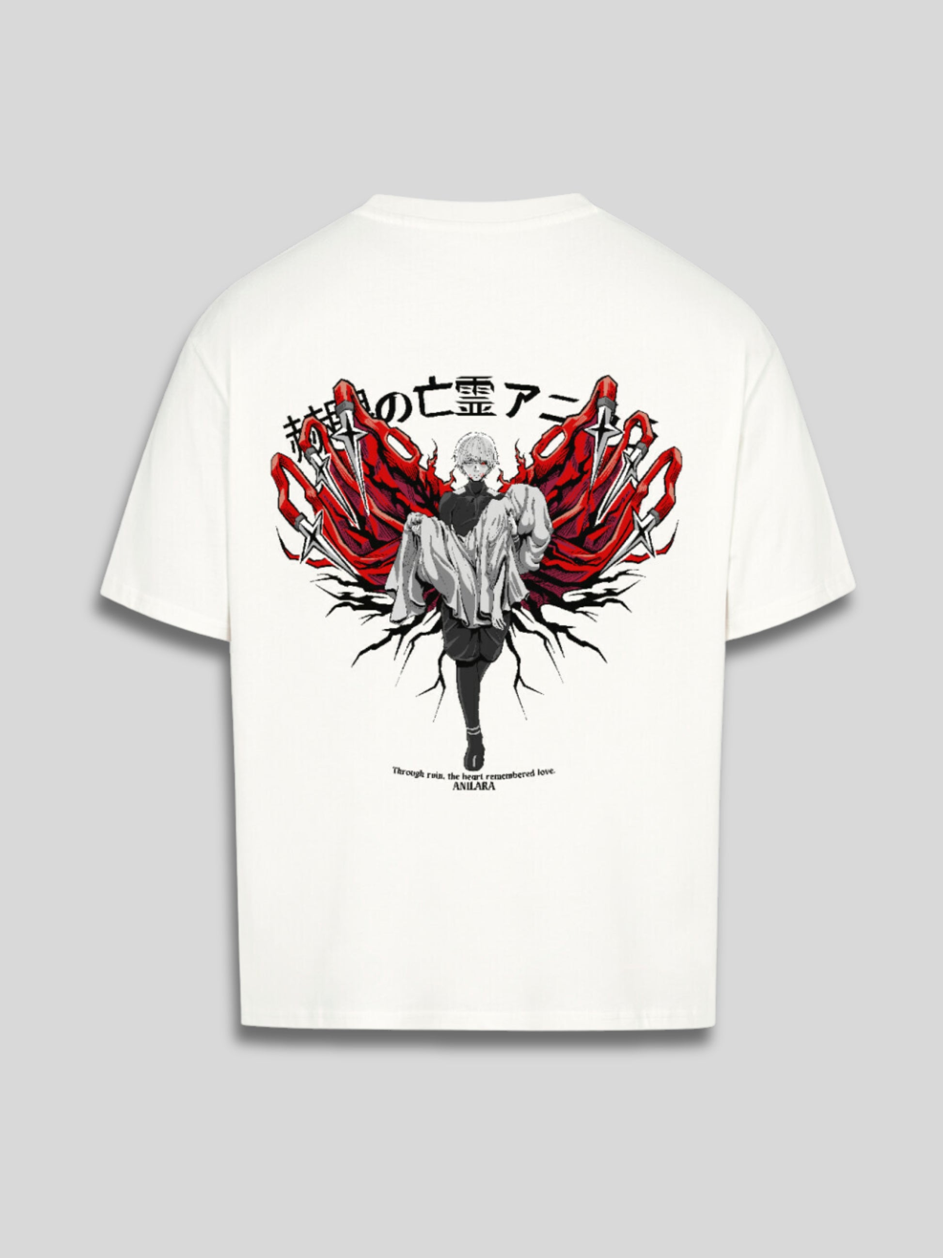Anilara Ken Kaneki Shirt Tokyo Ghoul Anime Clothing