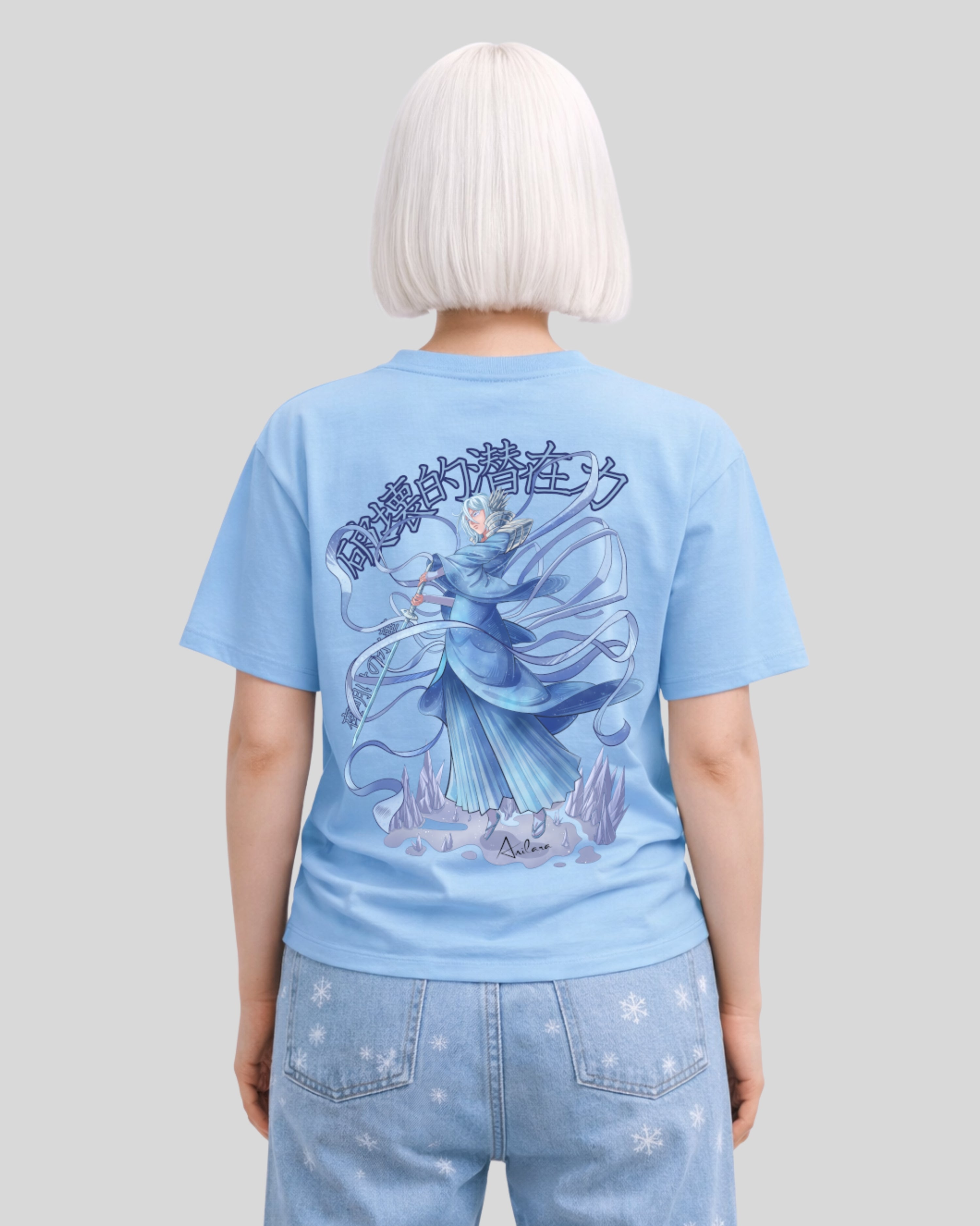 Anilara Rukia Bankai T-Shirt Bleach Anime Clothing