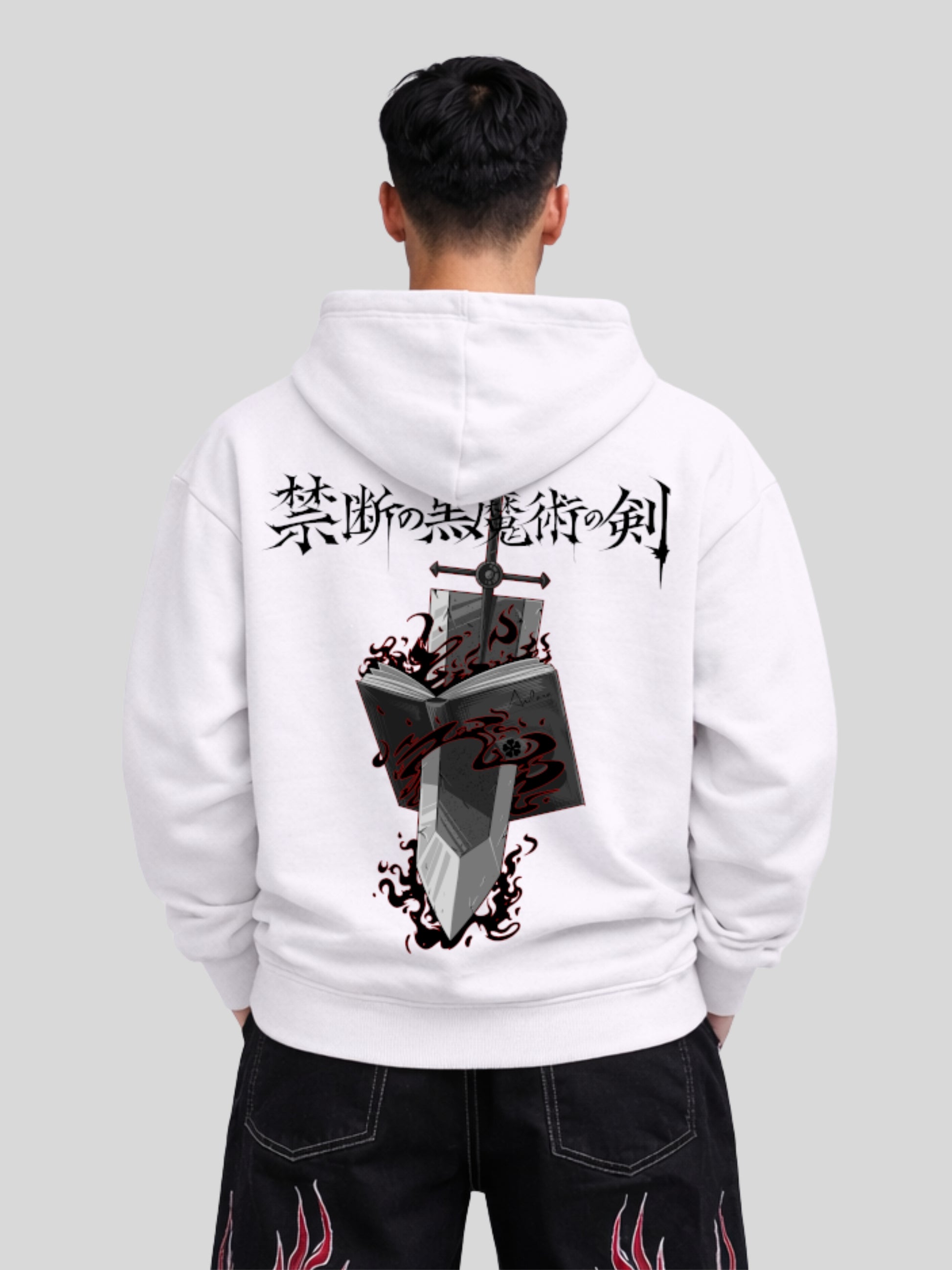Anilara Asta Grimoire Hoodie Black Clover Anime Clothing