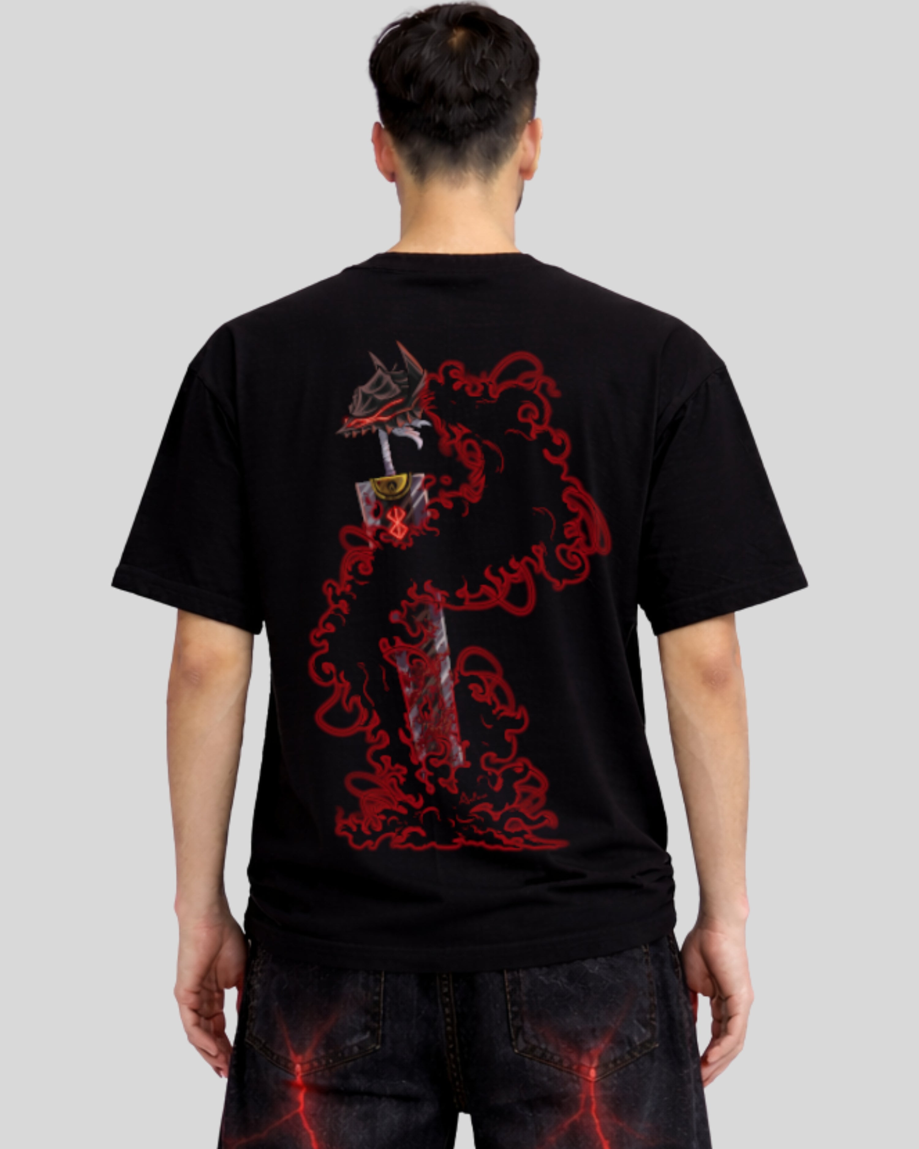 Anilara Guts Tshirt Berserk Anime Clothing