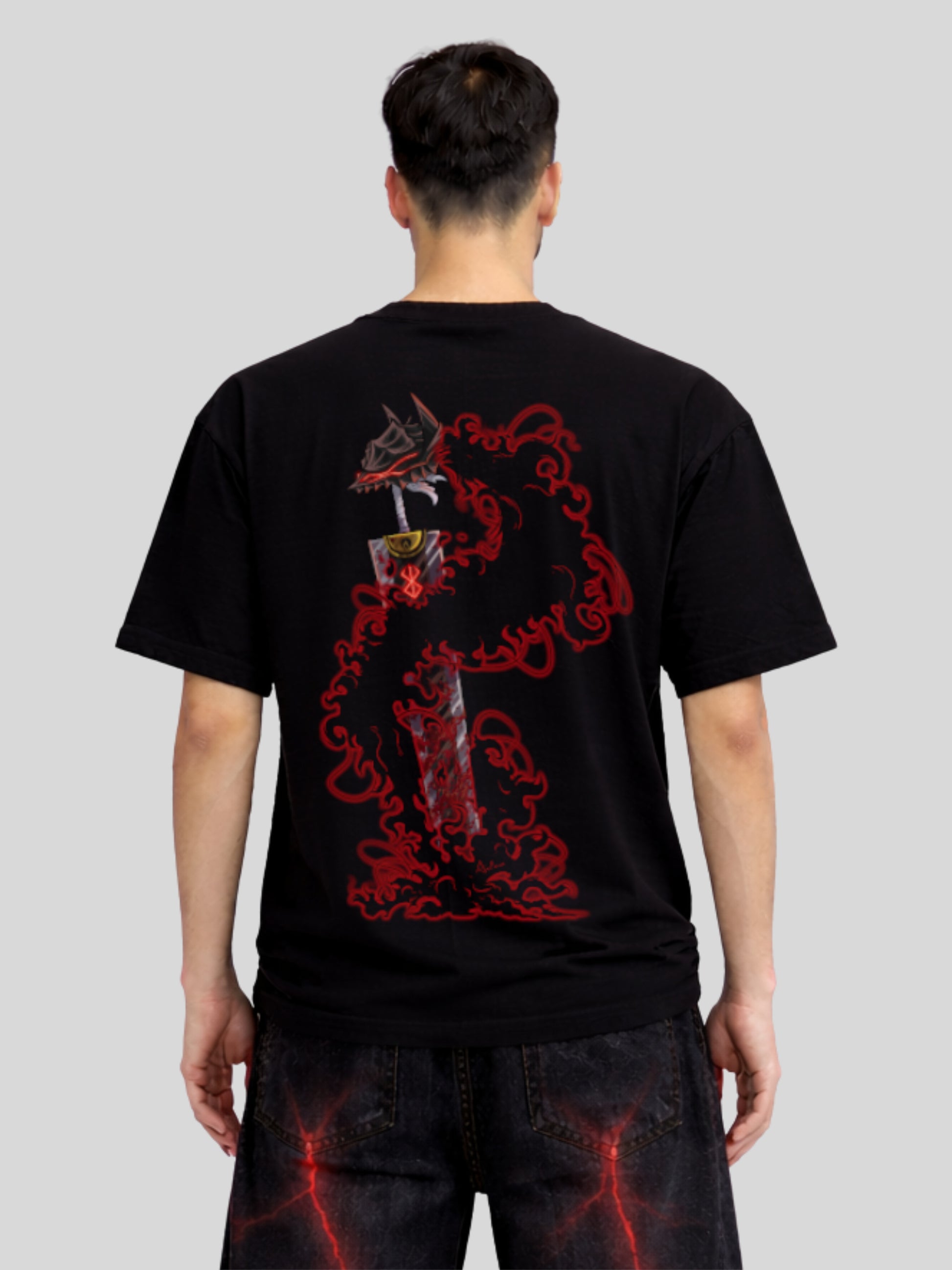 Anilara Guts Tshirt Berserk Anime Clothing