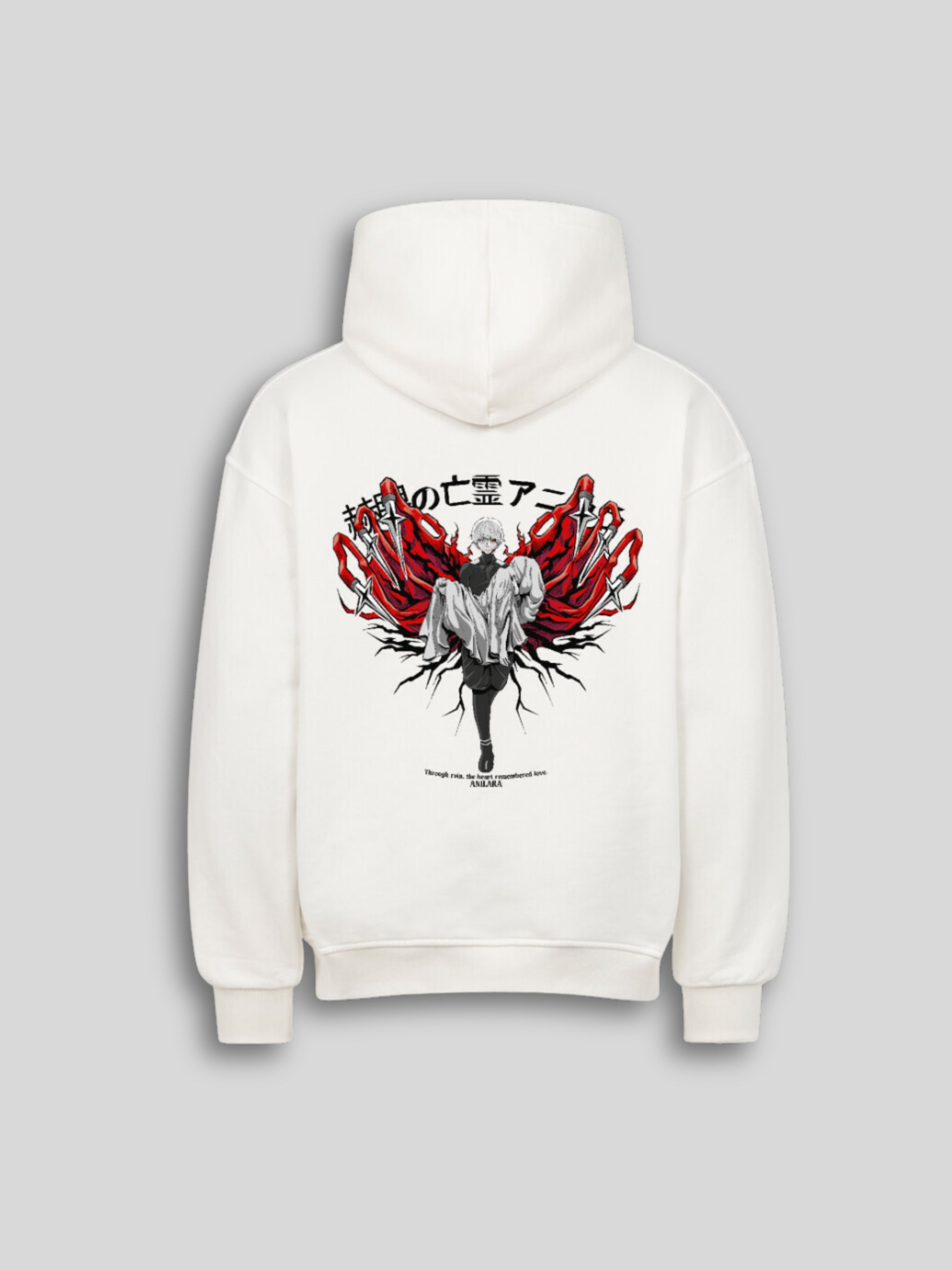 Anilara Ken Kaneki Hoodie Tokyo Ghoul Anime Clothing
