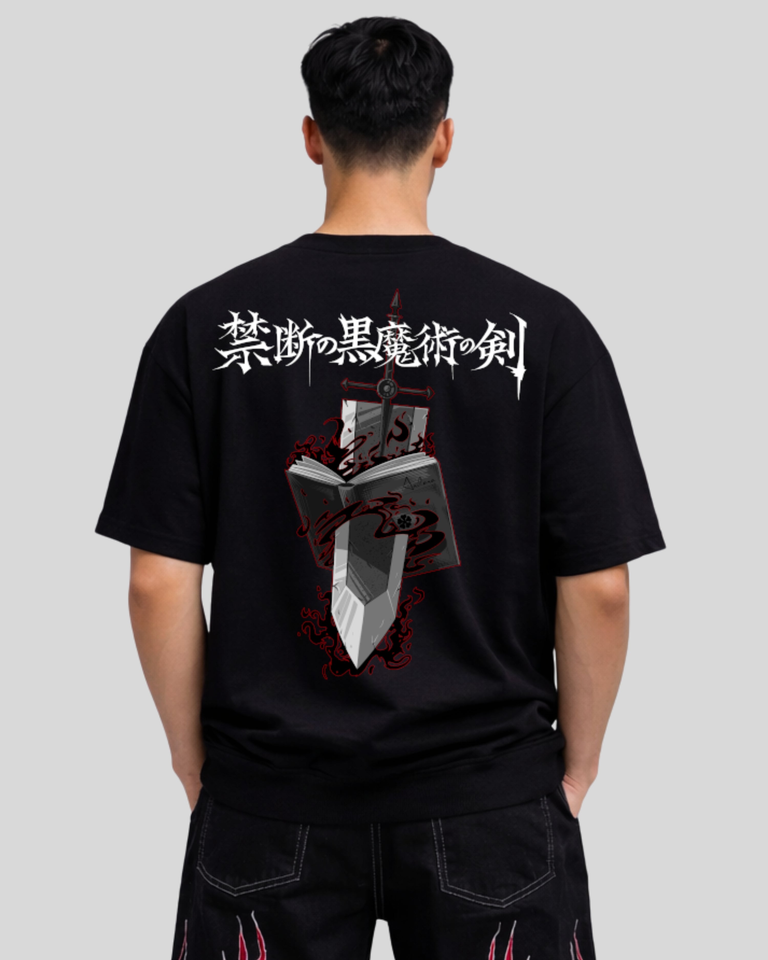 Anilara Asta Grimoire Shirt Black Clover Anime Clothing