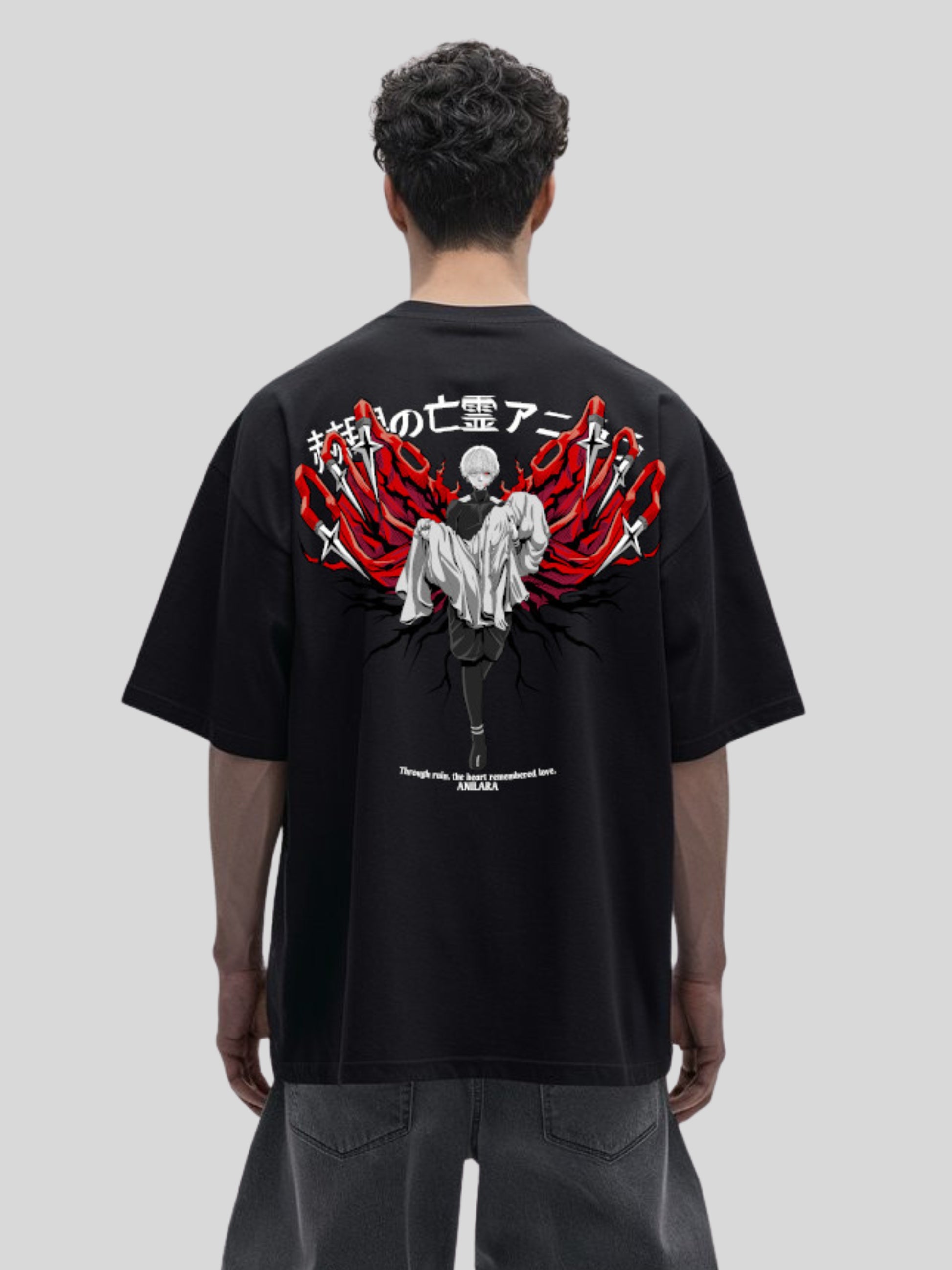 Anilara Ken Kaneki Shirt Tokyo Ghoul Anime Clothing