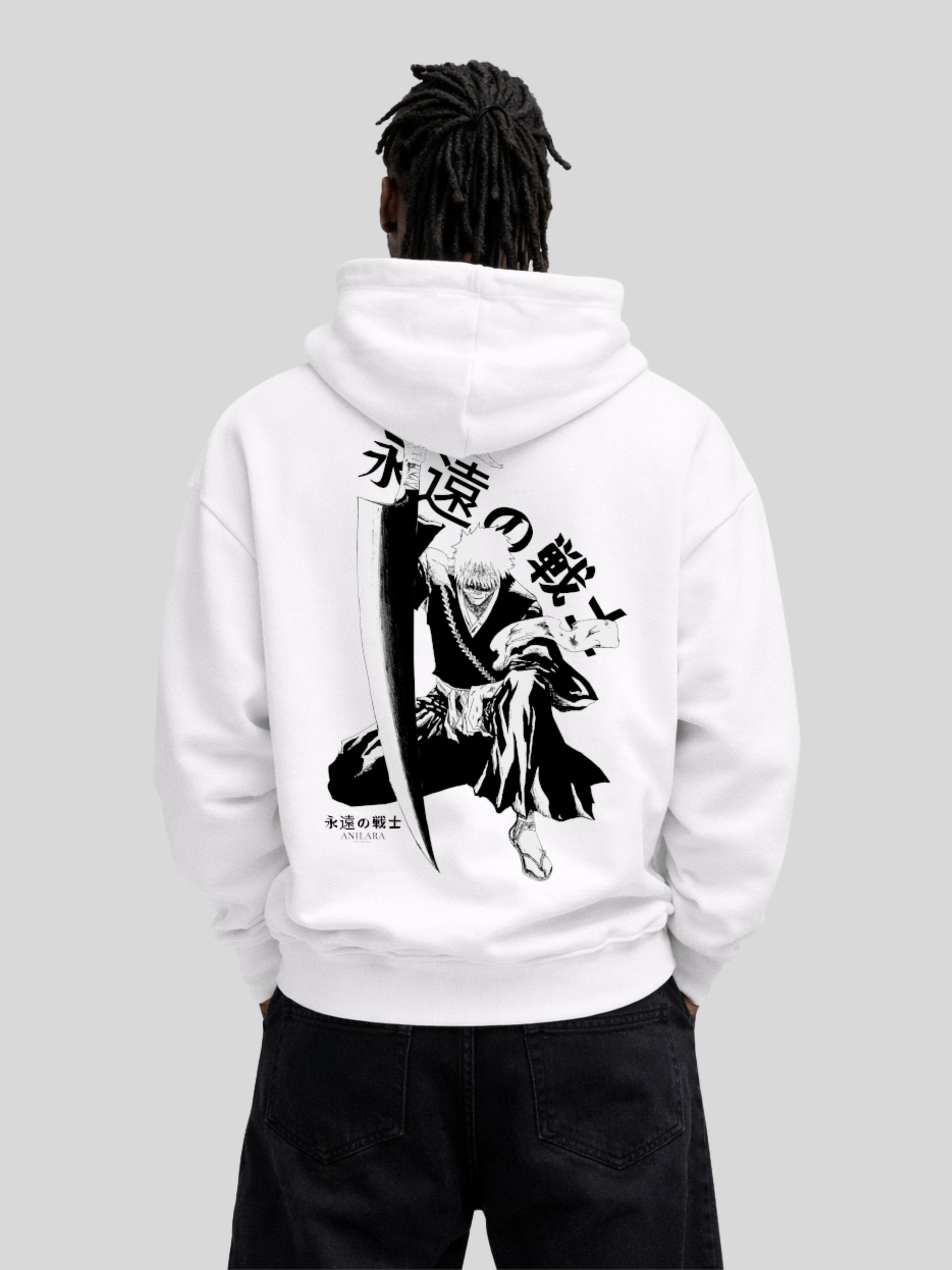 Anilara Ichigo Hoodie Bleach Anime Clothing