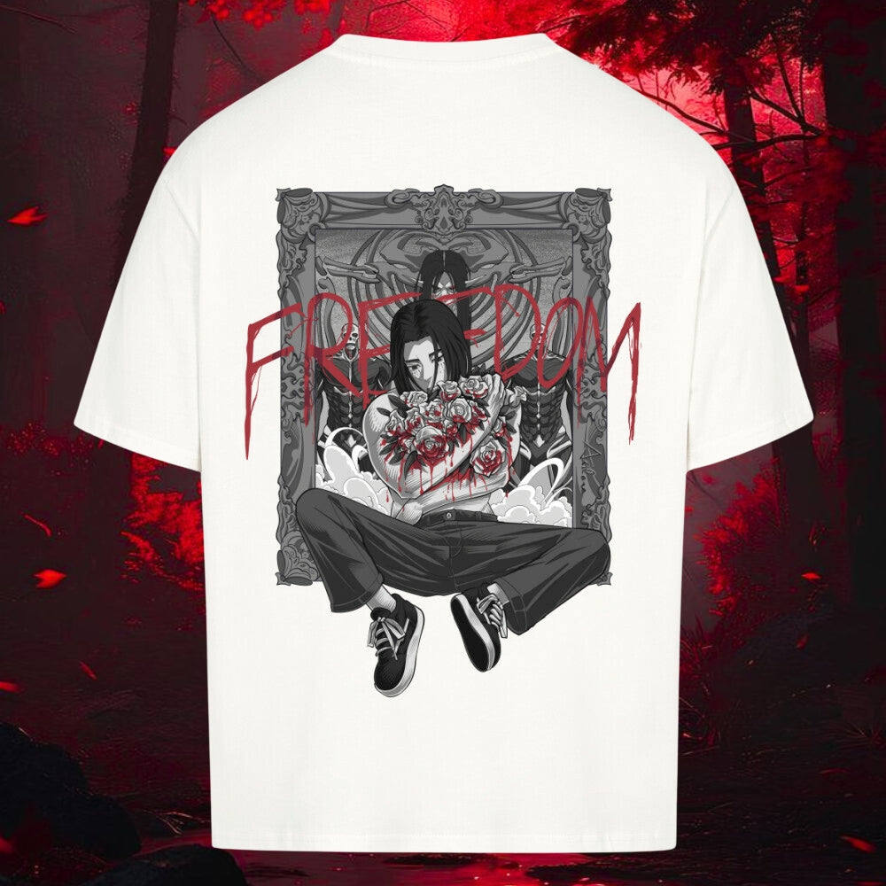 Anilara Eren Yeager Tshirt Attack on Titan Anime Clothing