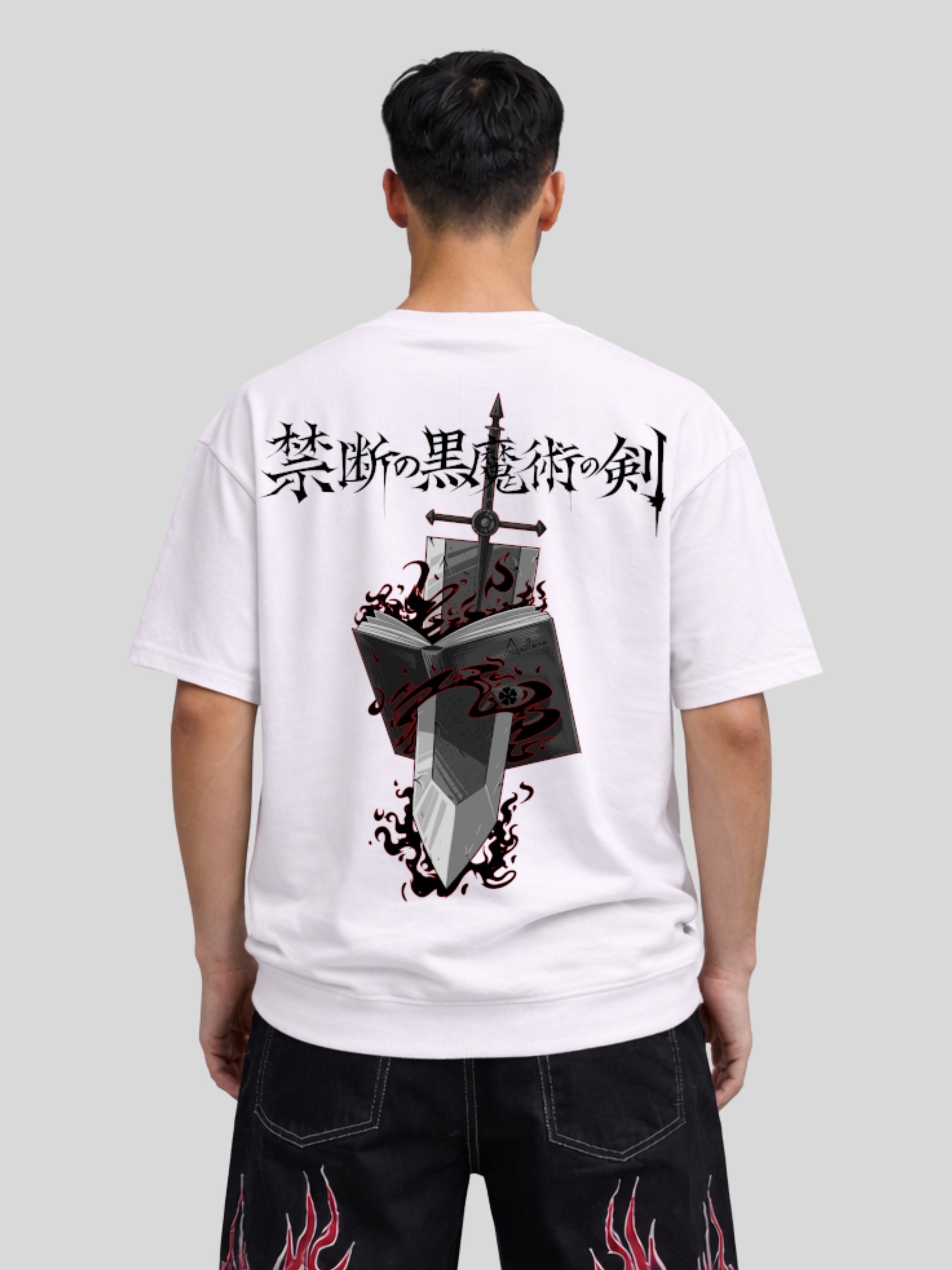 Anilara Asta Grimoire Shirt Black Clover Anime Clothing