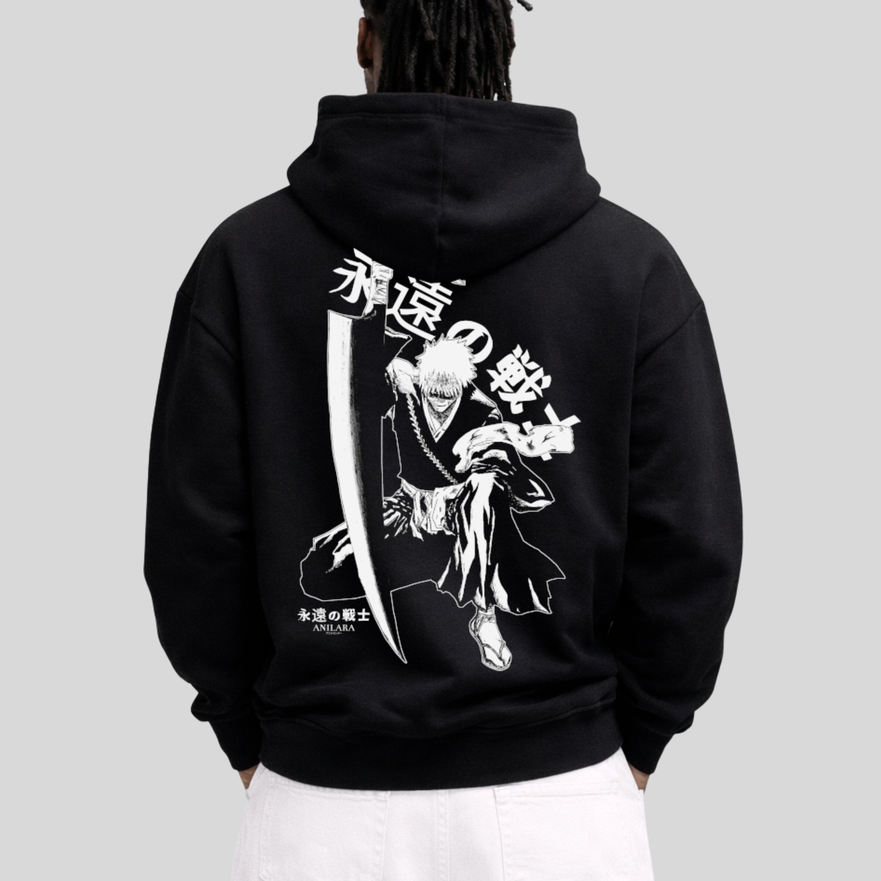Anilara Ichigo Hoodie Bleach Anime Clothing