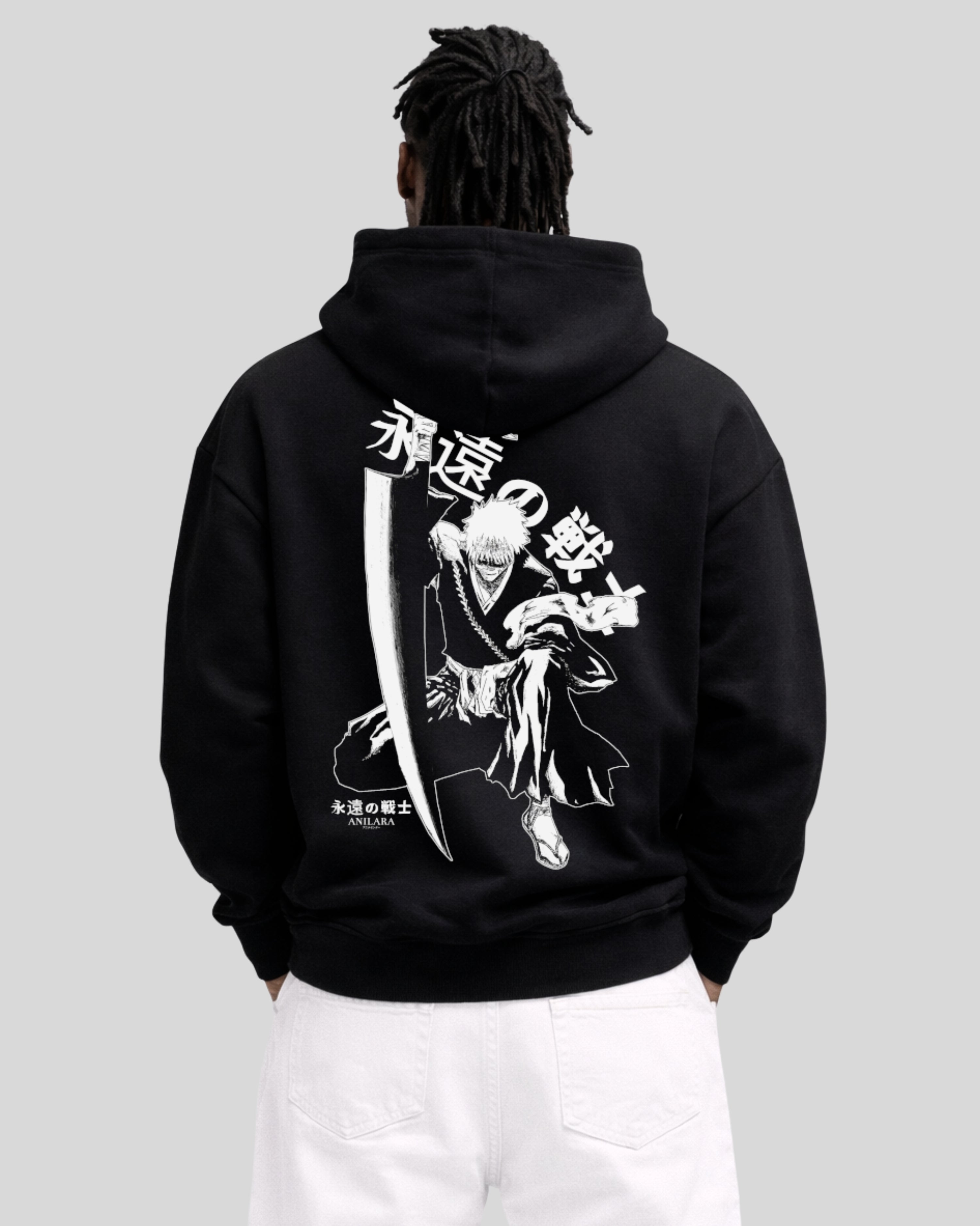Anilara Ichigo Hoodie Bleach Anime Clothing