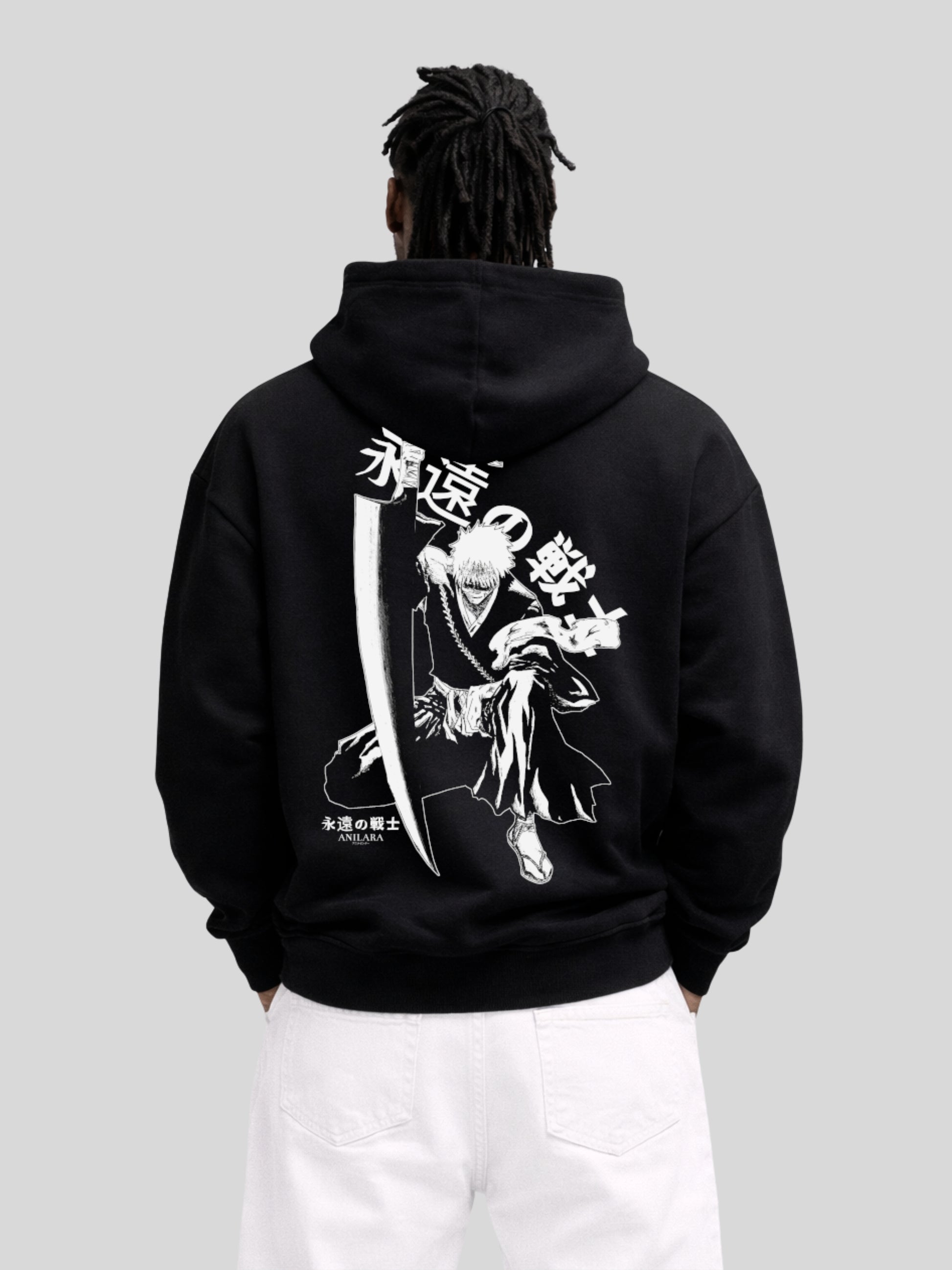Anilara Ichigo Hoodie Bleach Anime Clothing