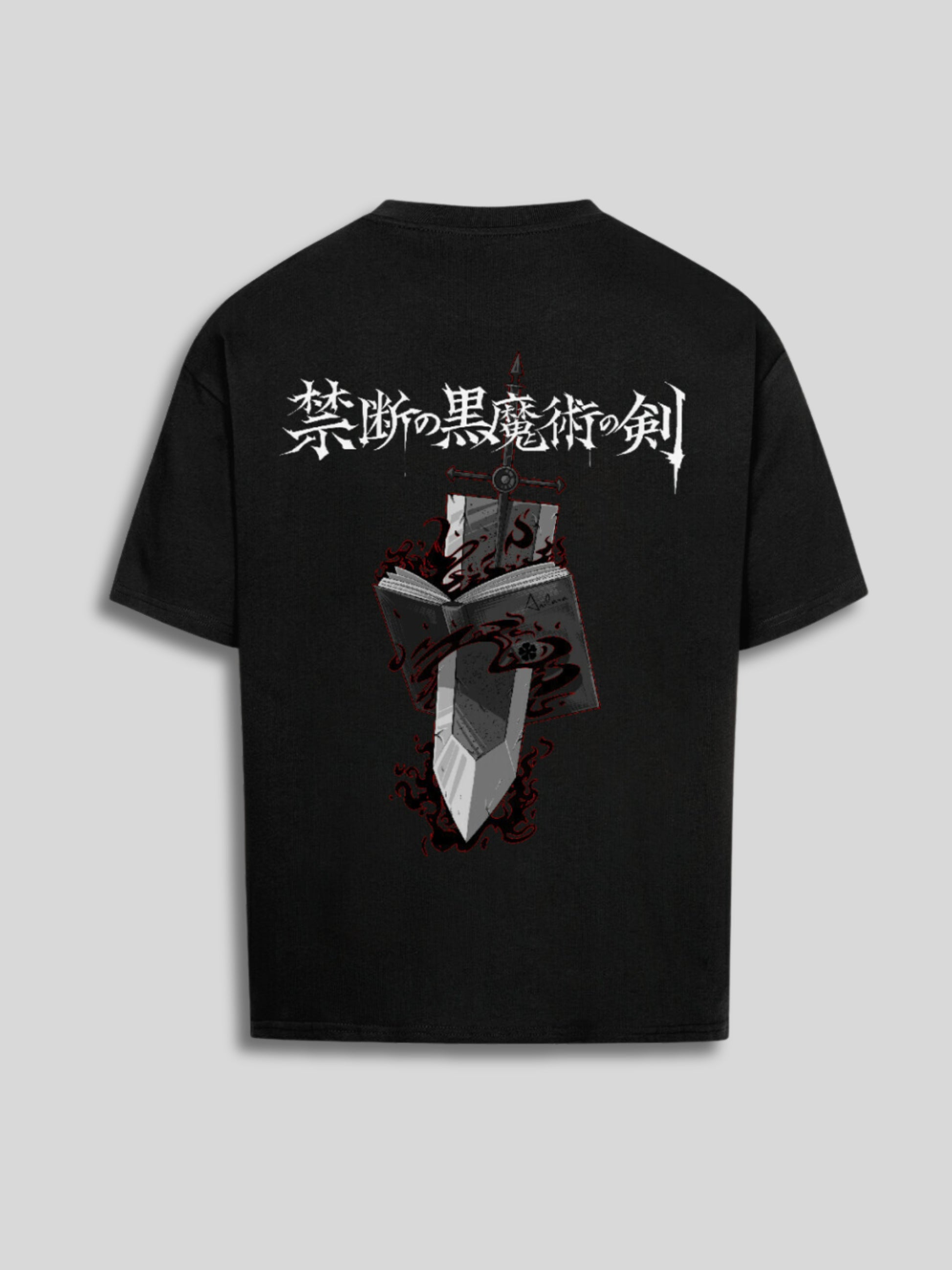 Anilara Asta Grimoire Shirt Black Clover Anime Clothing