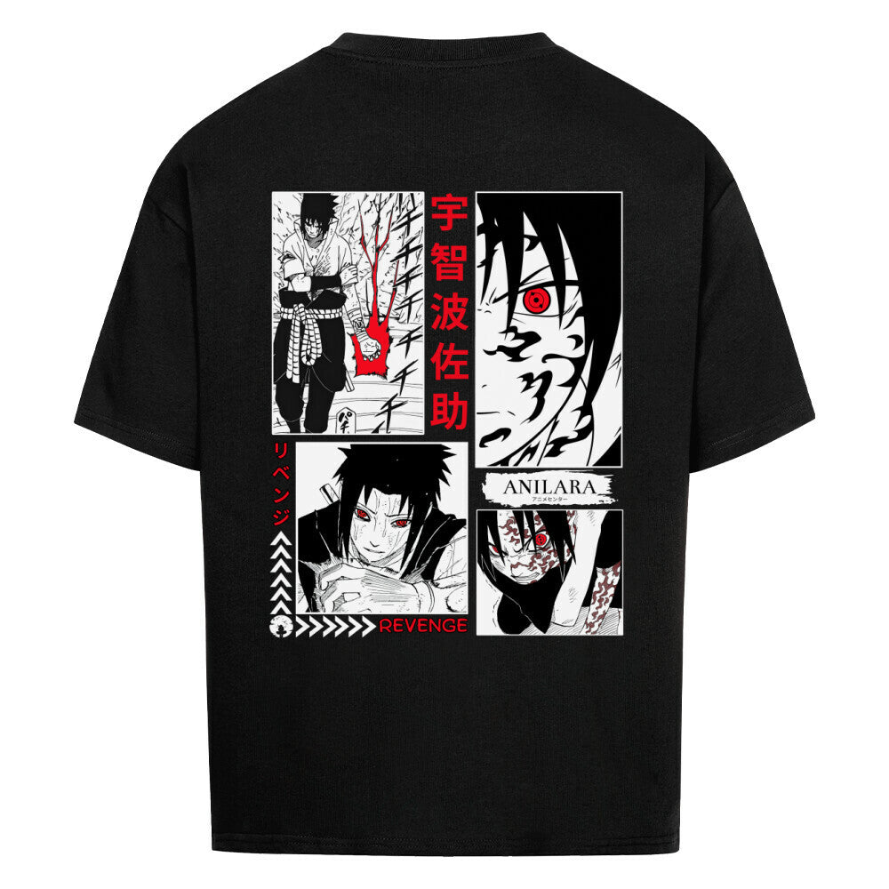 Anilara Sasuke T-Shirt Naruto Anime Clothing