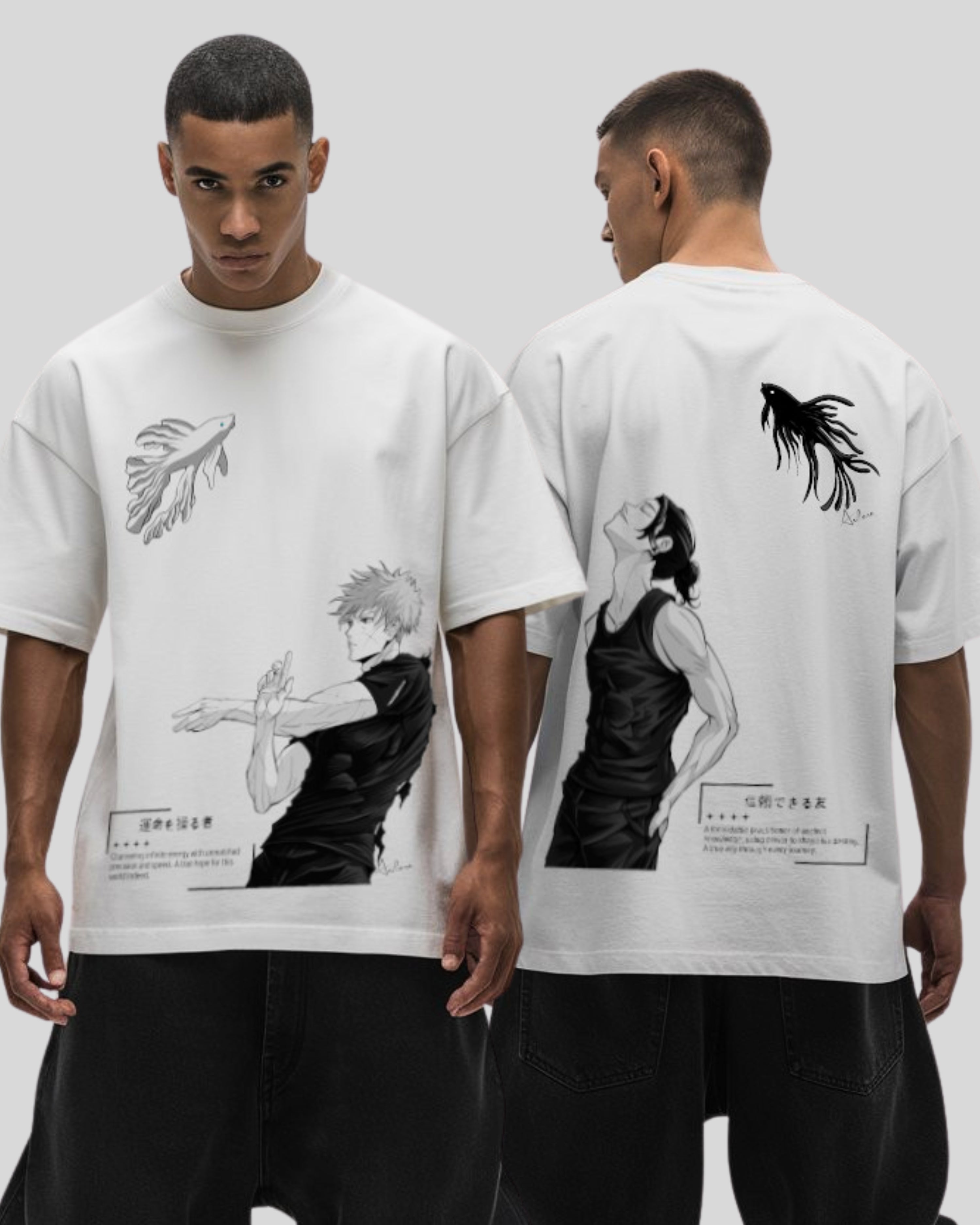Anilara Gojo x Geto T-Shirt Jujutsu Kaisen Anime Clothing